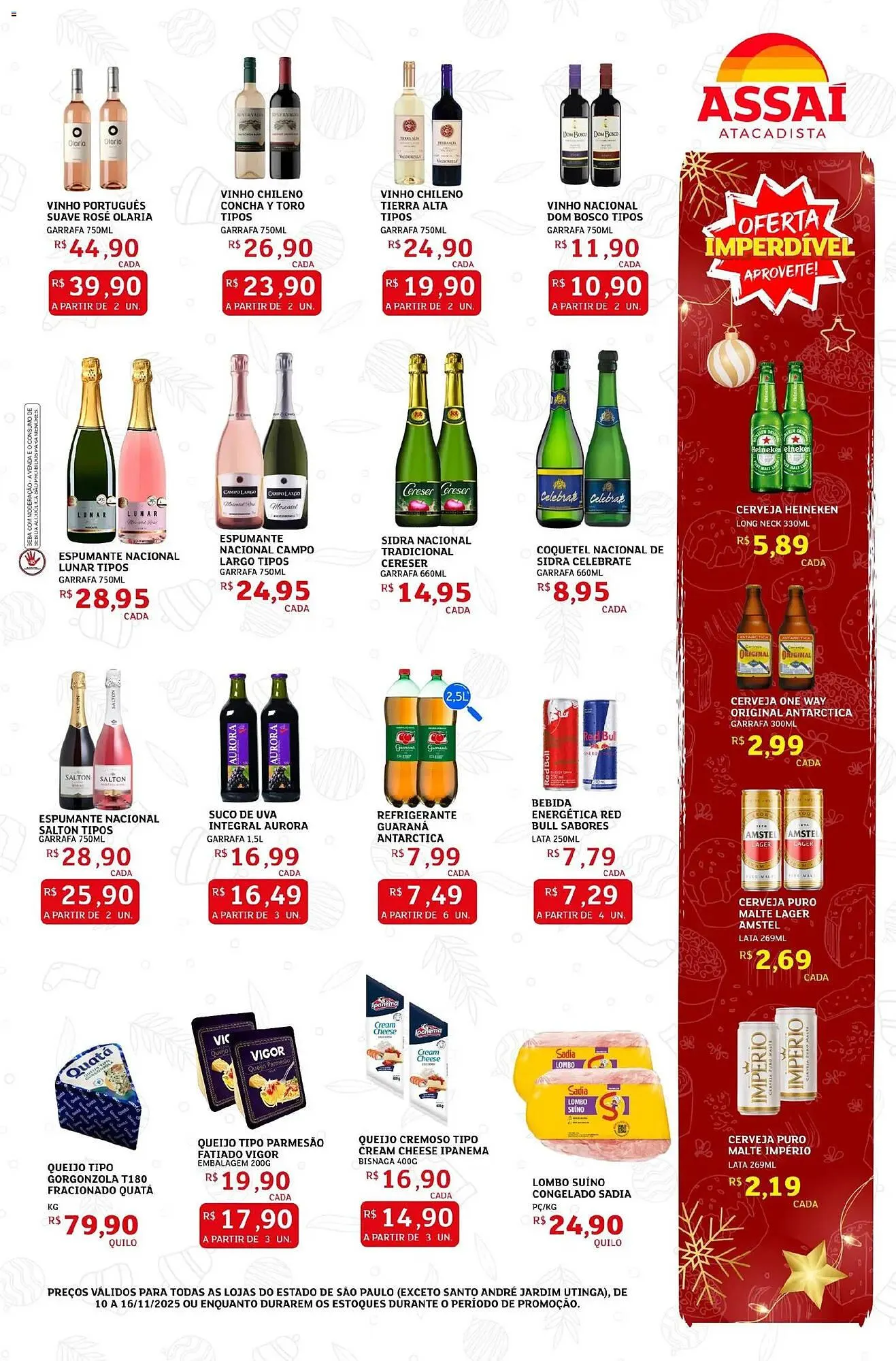 Encarte de Encarte Assaí Atacadista 10 de novembro até 16 de novembro 2025 - Pagina 3