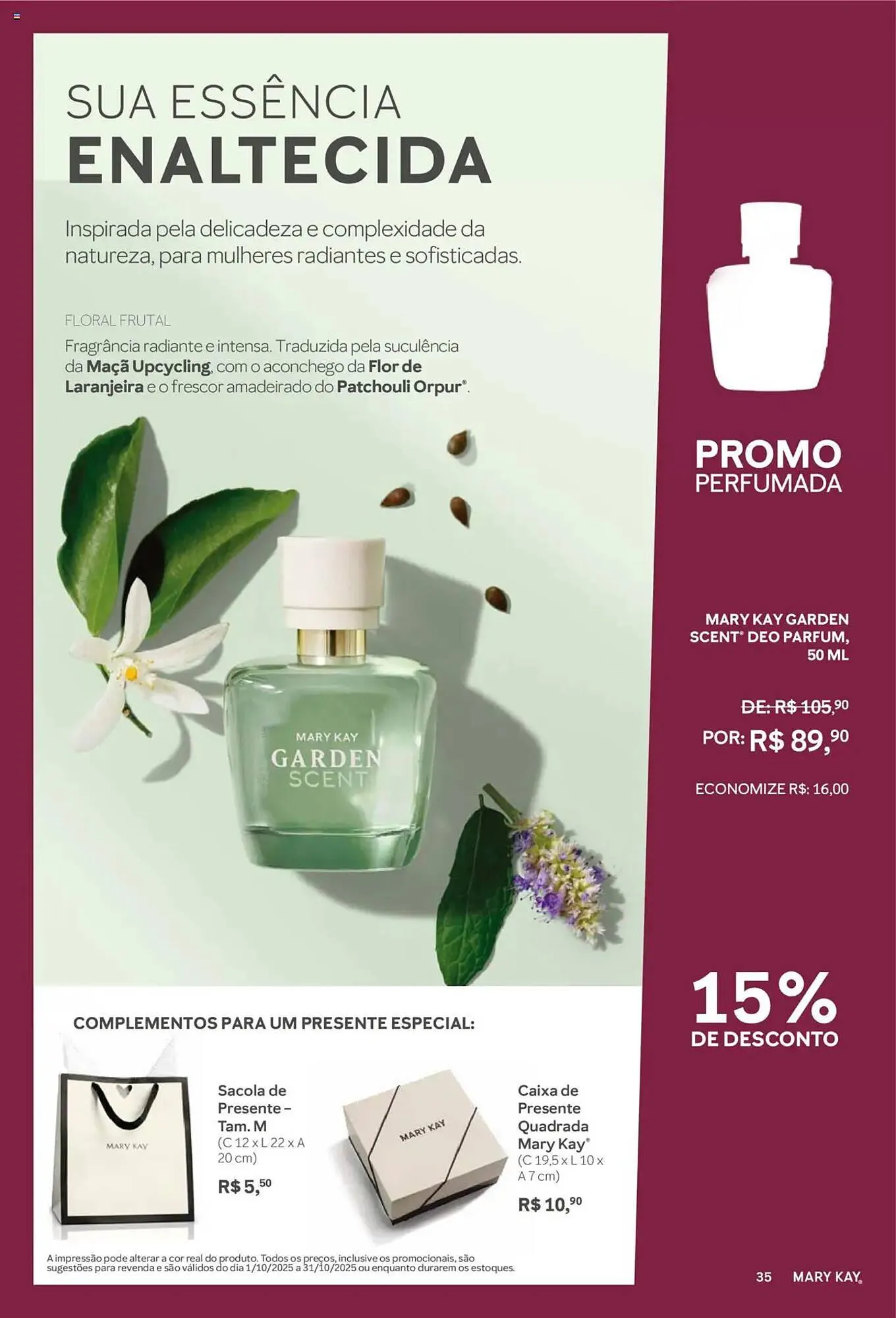Encarte de Revista Mary Kay 1 de outubro até 1 de novembro 2025 - Pagina 35