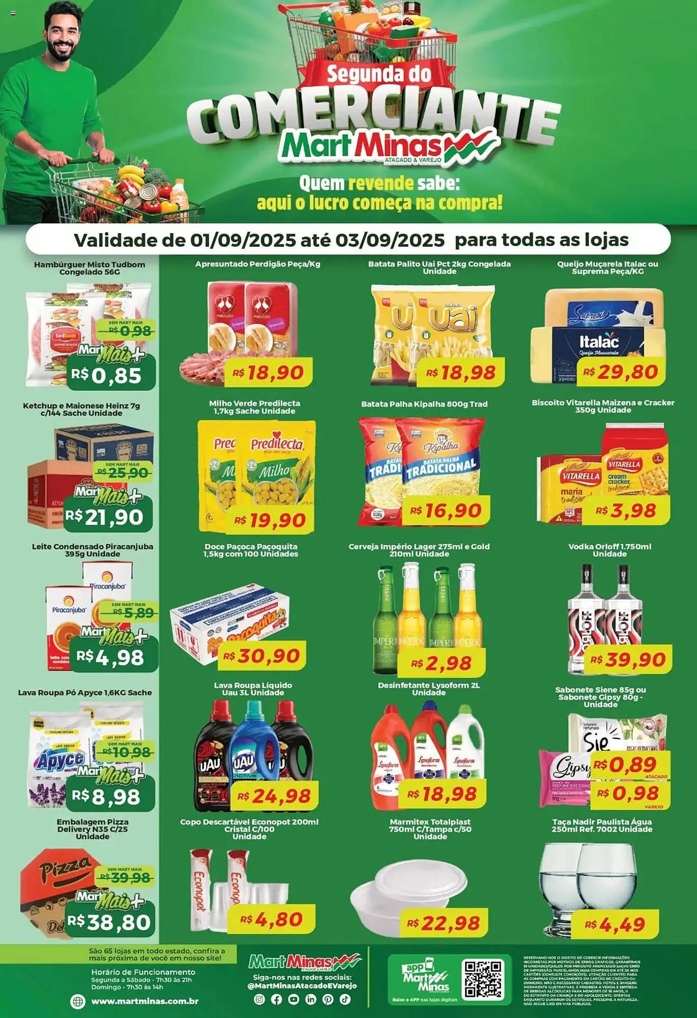 Encarte de Catálogo Mart Minas 1 de setembro até 3 de setembro 2025 - Pagina 1