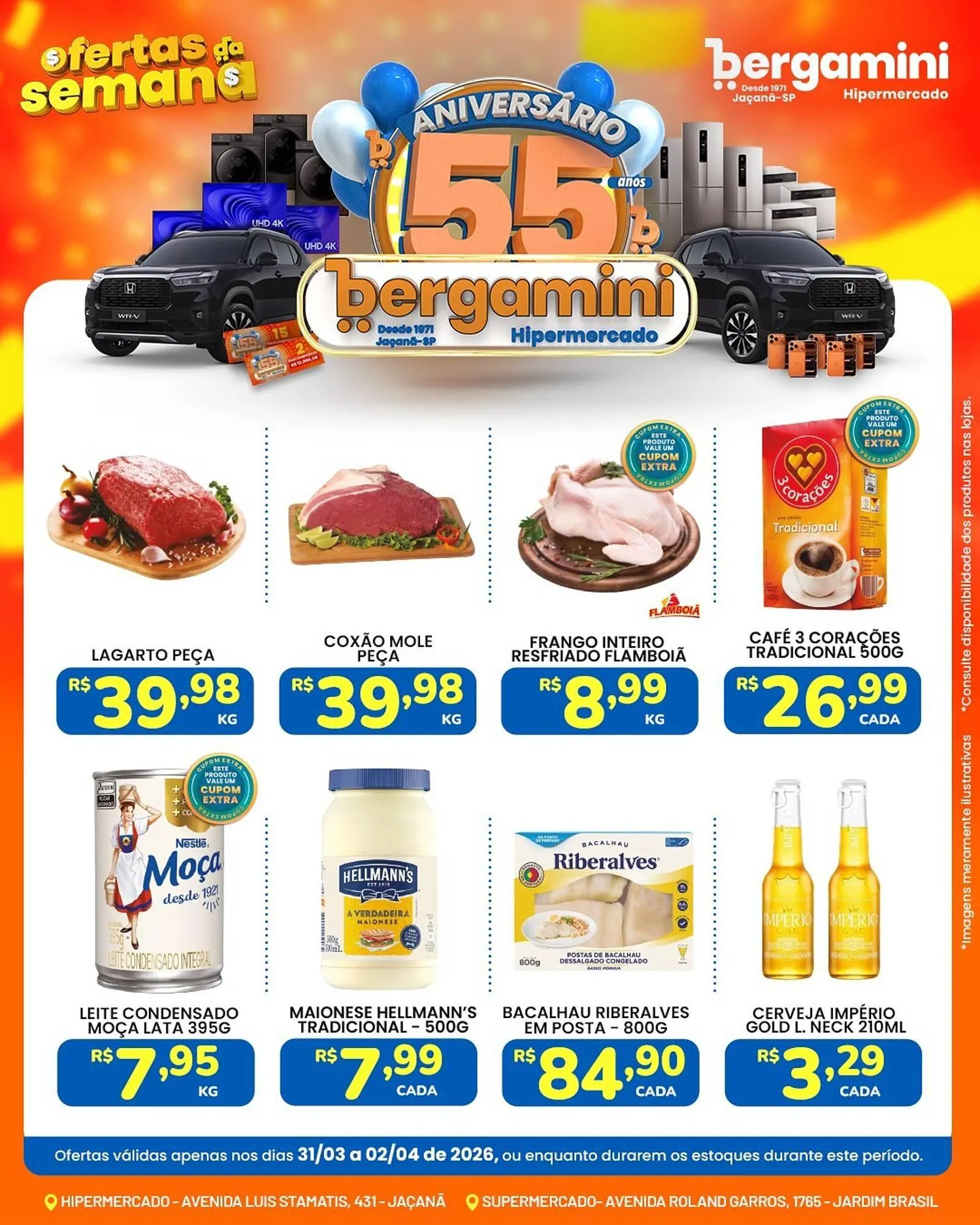 Encarte de Catálogo Supermercado Bergamini 31 de março até 2 de abril 2026 - Pagina 1