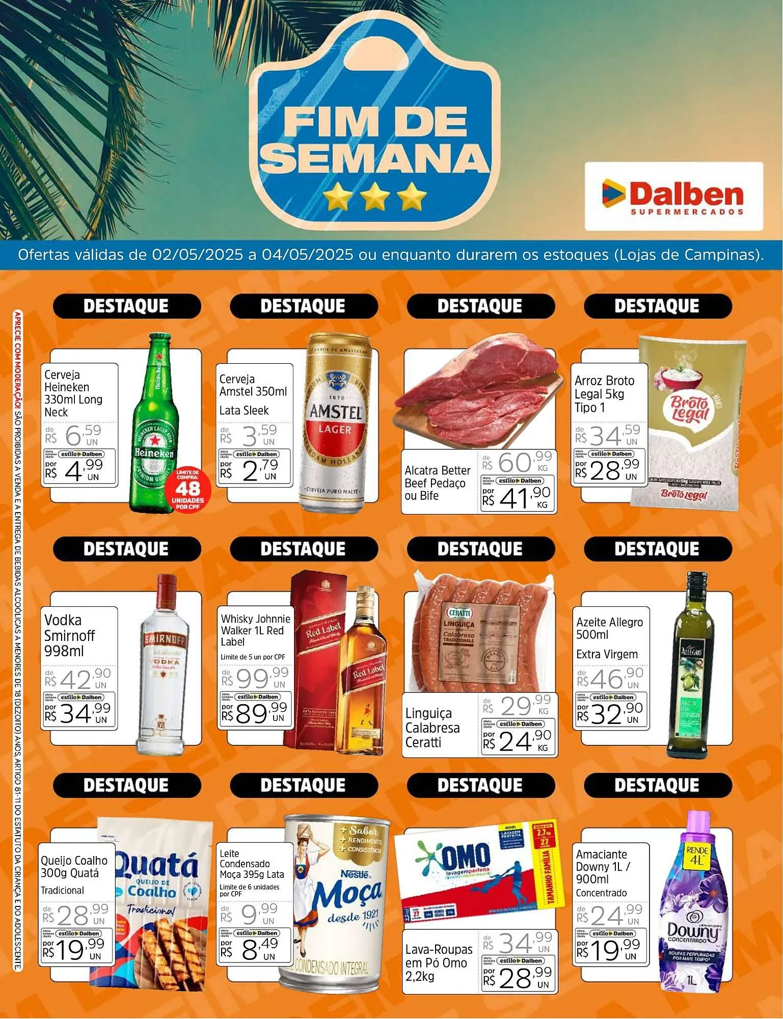 Encarte de Catálogo Supermercado Dalben 30 de abril até 4 de maio 2025 - Pagina 1