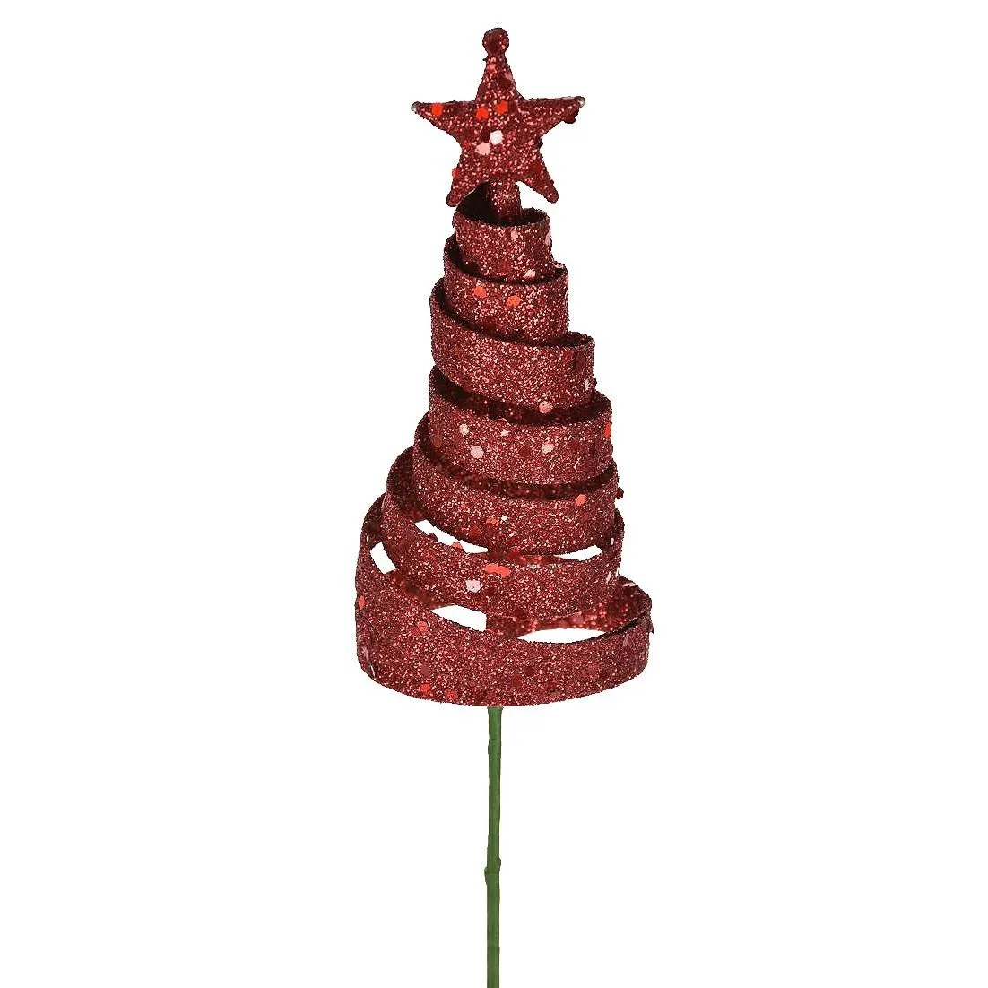 Mini Árvore de Natal 25cm Vermelho - G.Presentes