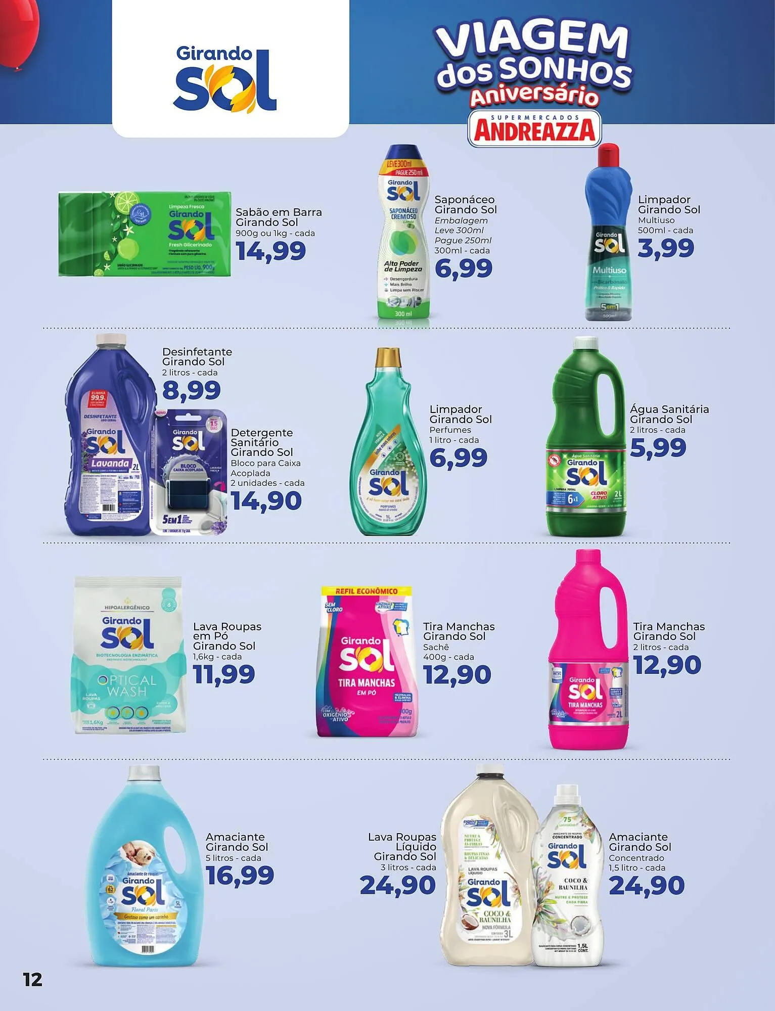 Encarte de Catálogo Supermercados Andreazza 14 de agosto até 23 de agosto 2025 - Pagina 12