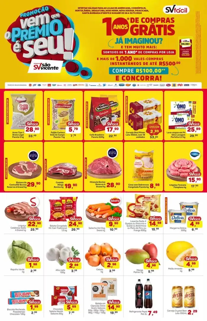 Encarte de Ofertas exclusivas para nossos clientes 8 de novembro até 10 de novembro 2024 - Pagina 1