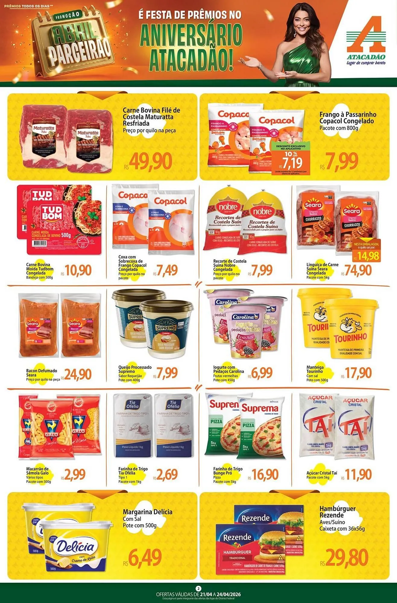 Encarte de Folheto Atacadão 21 de abril até 24 de abril 2026 - Pagina 2