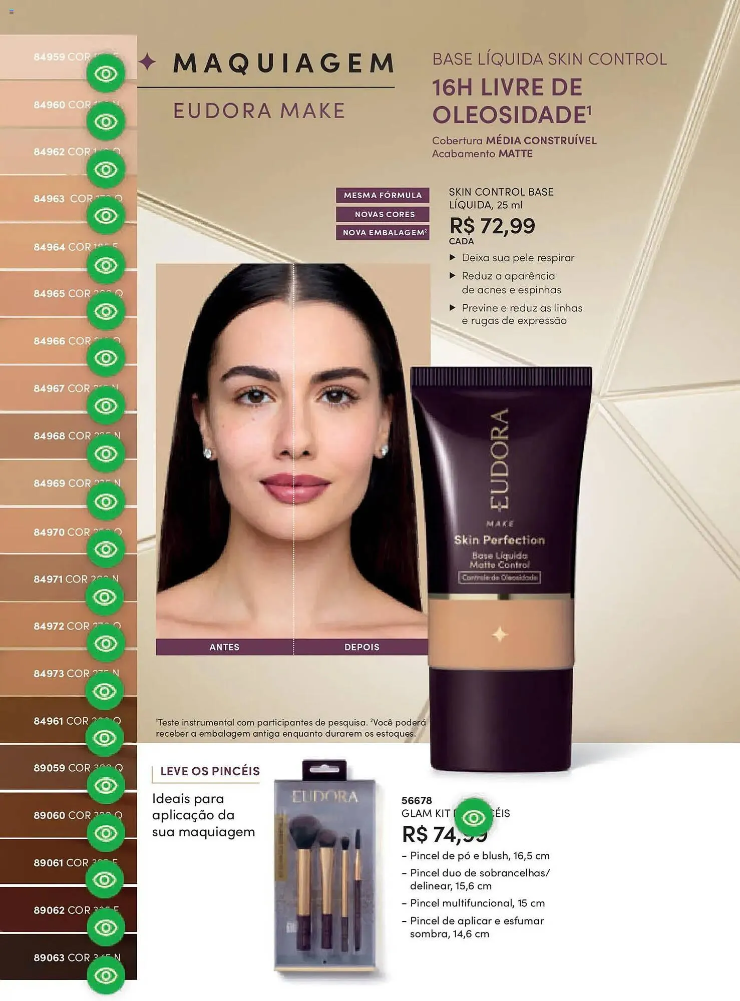 Encarte de Catálogo Eudora 8 de janeiro até 31 de janeiro 2026 - Pagina 85