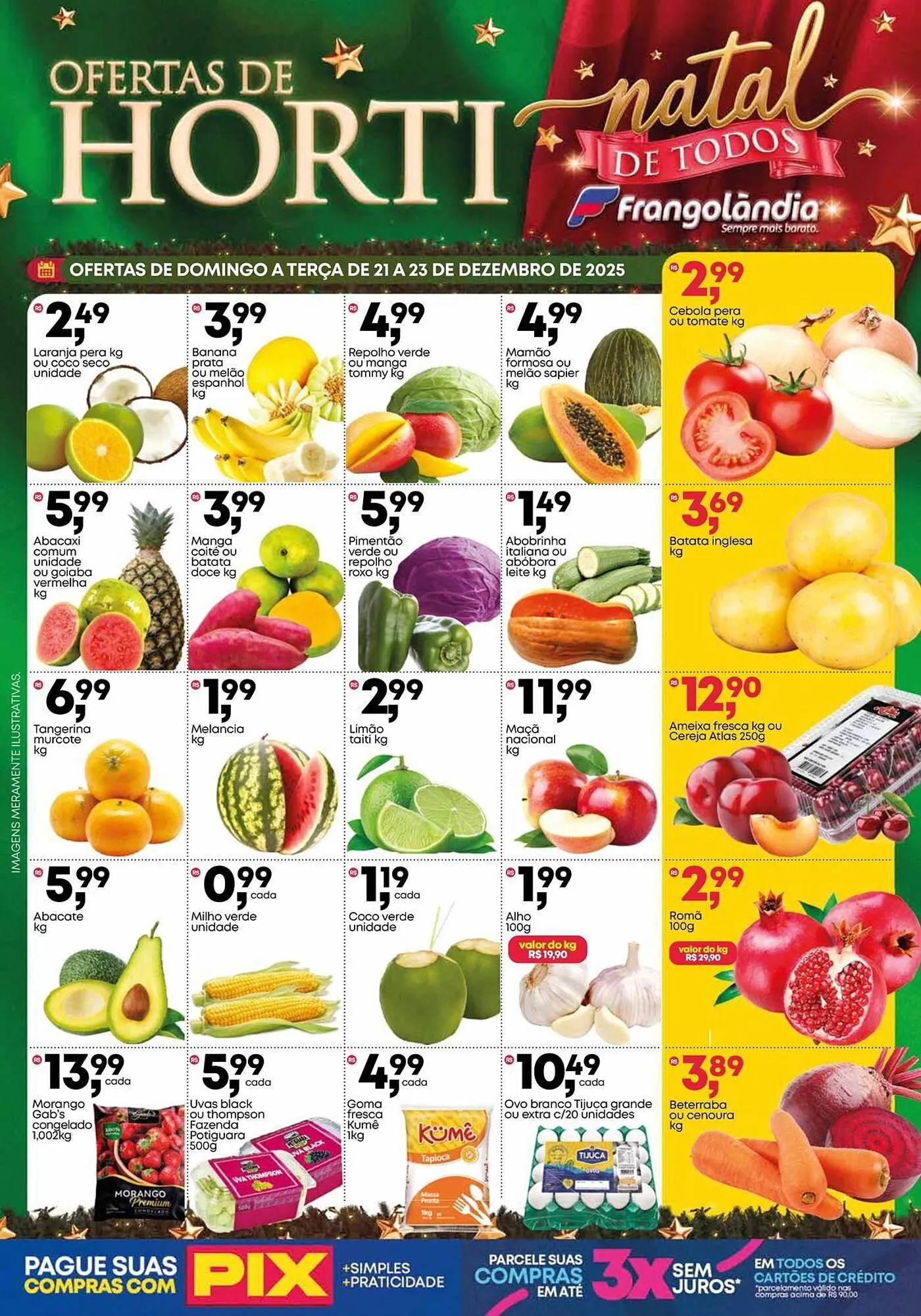 Encarte de Encarte Frangolândia 21 de dezembro até 23 de dezembro 2025 - Pagina 1