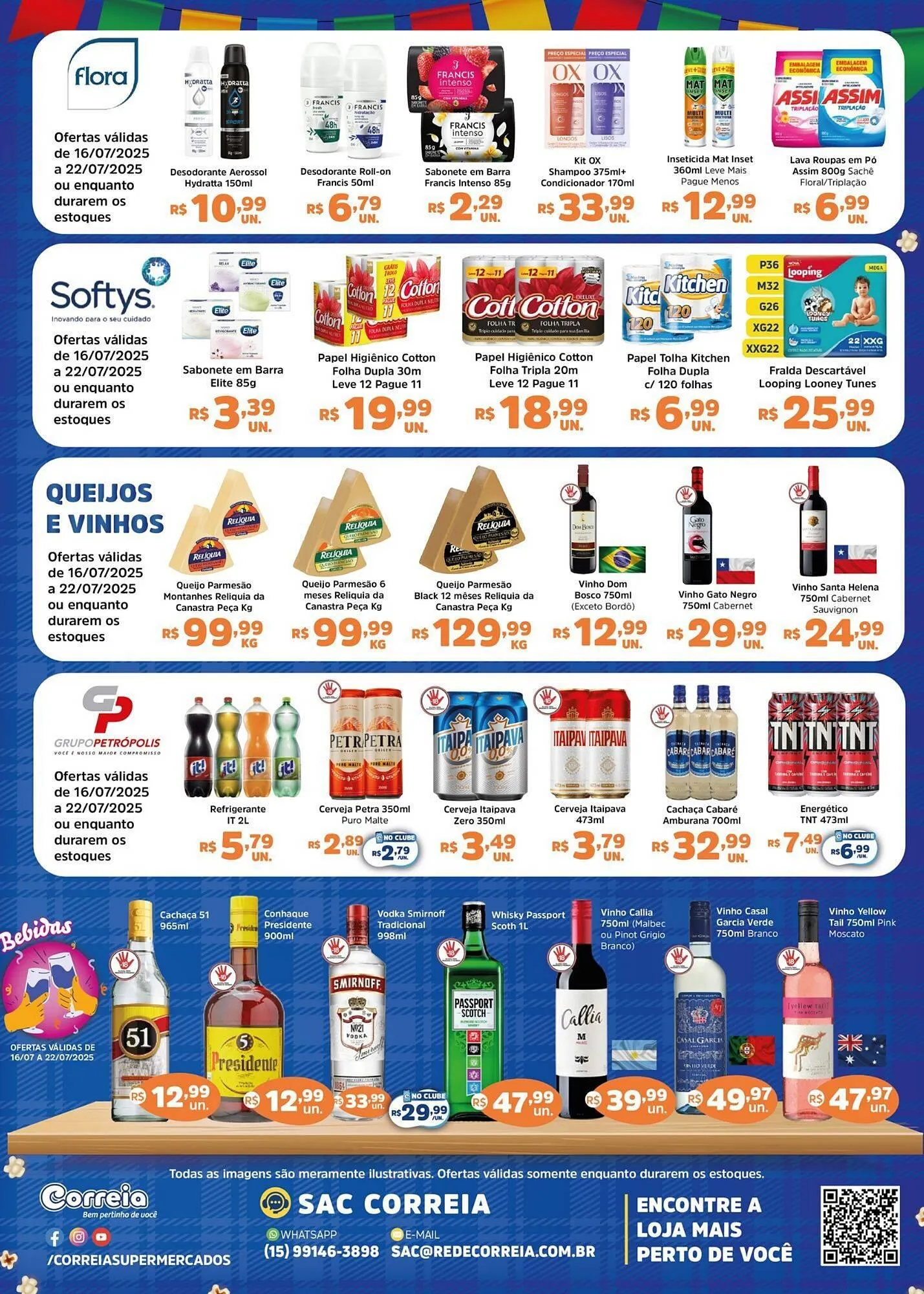 Encarte de Catálogo Supermercados Correia 15 de julho até 17 de julho 2025 - Pagina 4