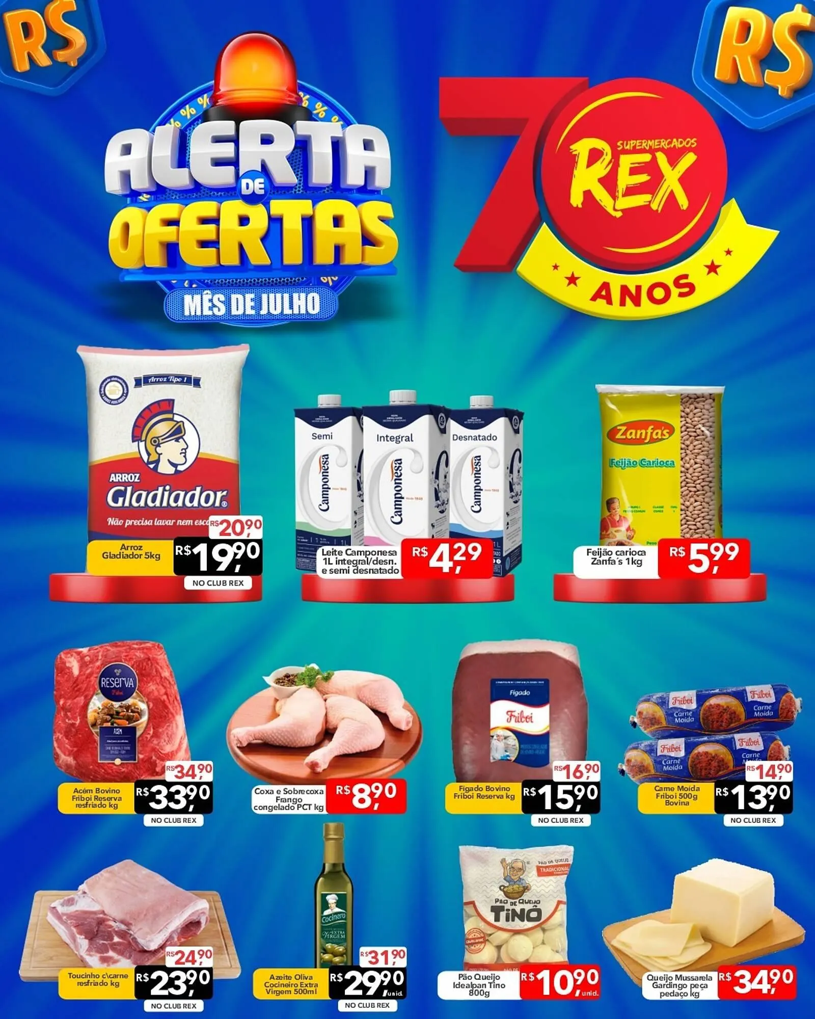 Encarte de Catálogo Supermercados Rex 30 de junho até 2 de julho 2025 - Pagina 1