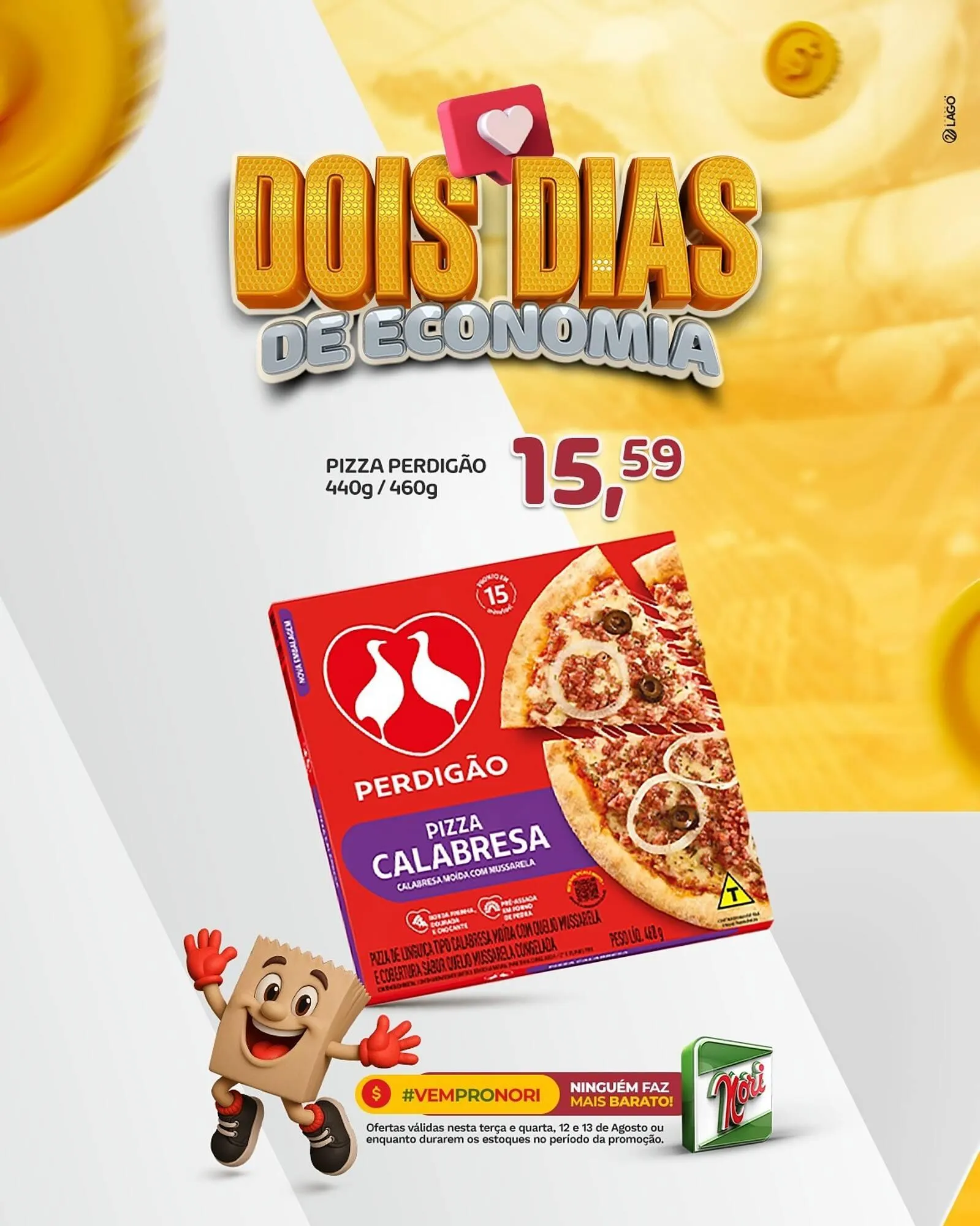 Encarte de Catálogo Supermercados Nori 12 de agosto até 13 de agosto 2025 - Pagina 1
