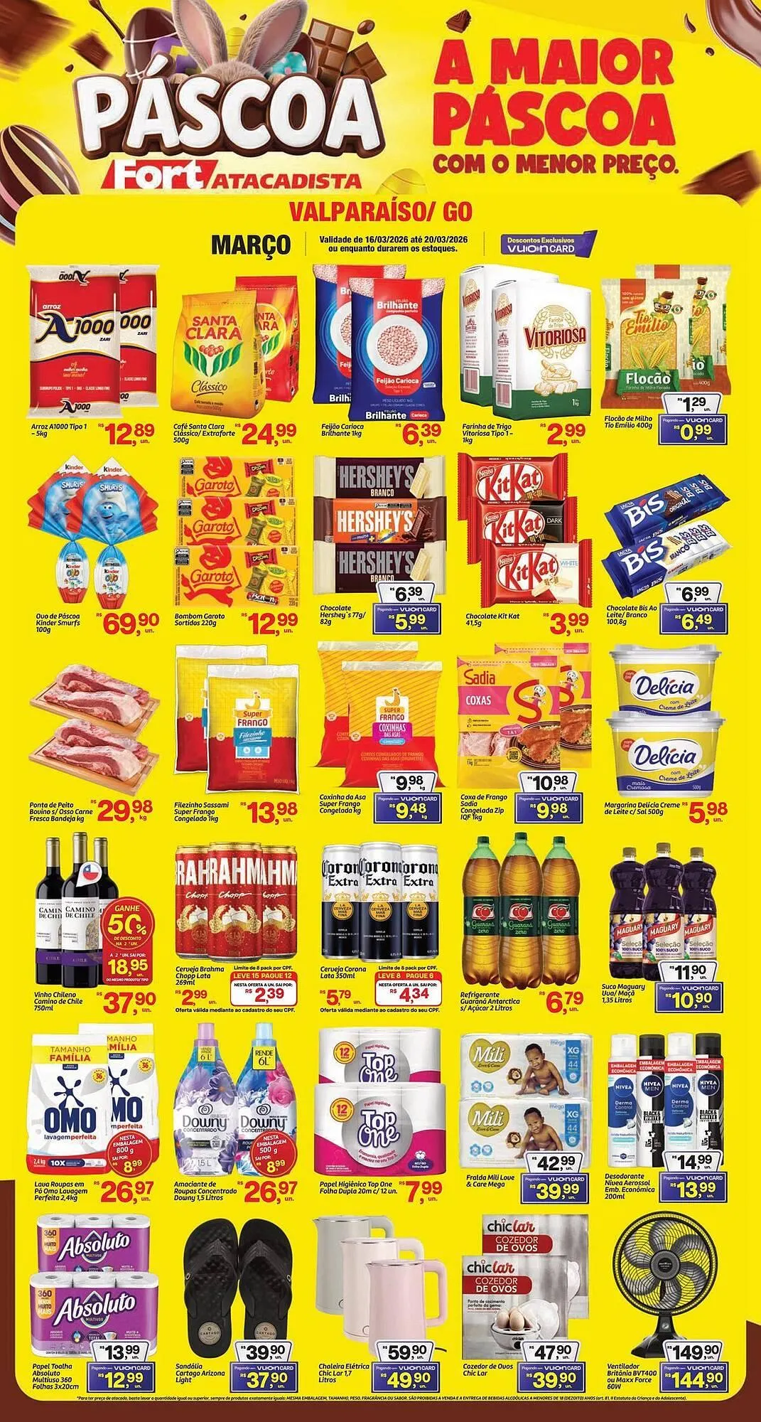 Encarte de Tabloide Fort Atacadista 16 de março até 20 de março 2026 - Pagina 1