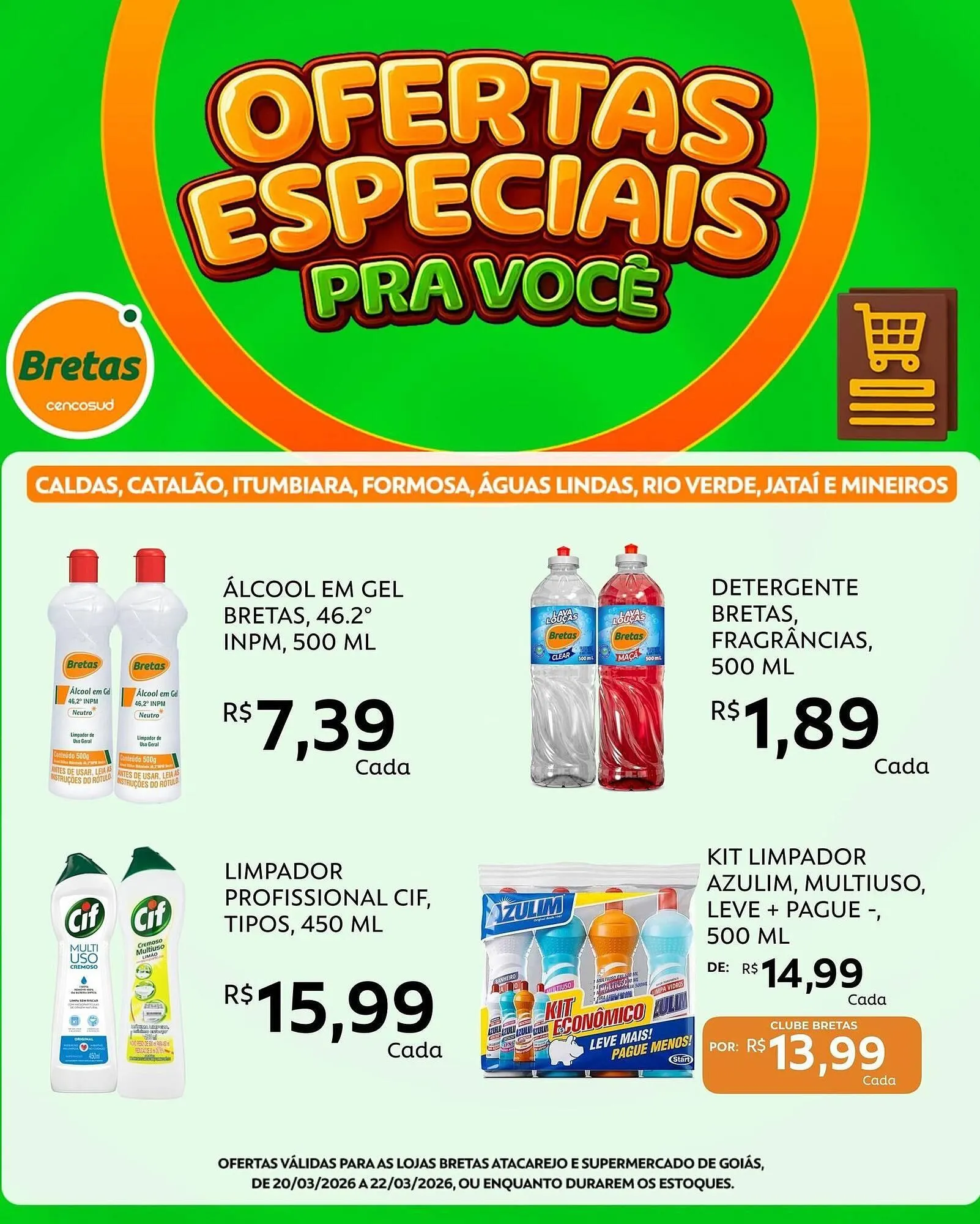 Encarte de Catálogo Supermercados Bretas 20 de março até 22 de março 2026 - Pagina 3