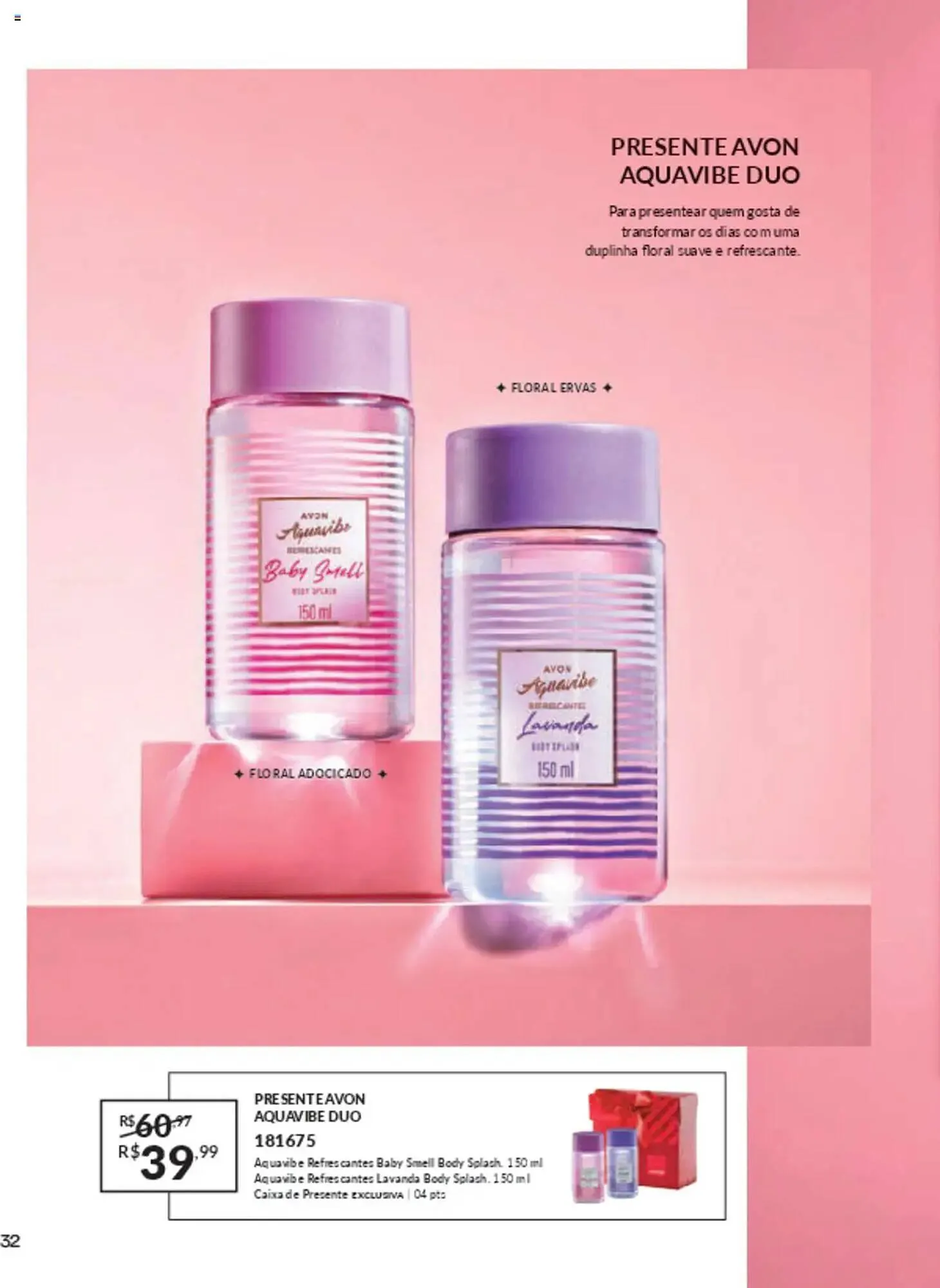 Encarte de Catálogo Avon 10 de março até 30 de junho 2025 - Pagina 32