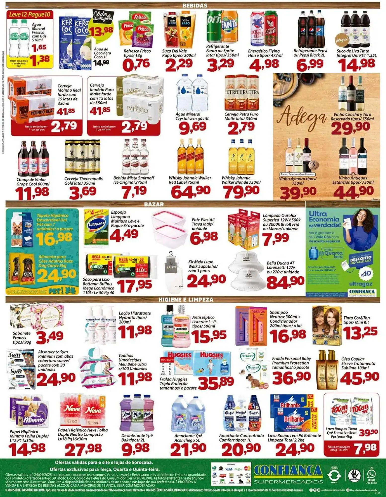 Encarte de Catálogo Confiança Supermercados 22 de abril até 24 de abril 2025 - Pagina 4