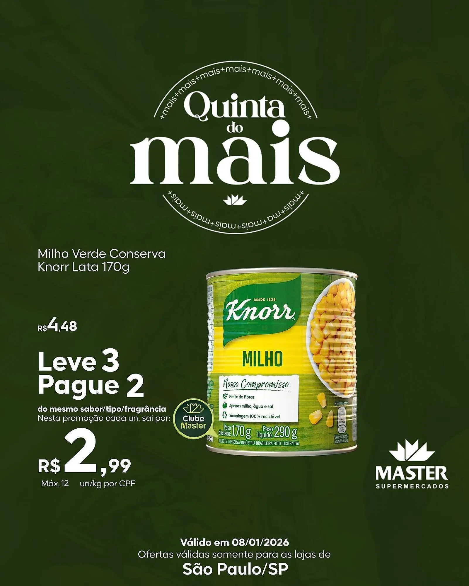 Encarte de Folheto Master Supermercados 8 de janeiro até 8 de janeiro 2026 - Pagina 4