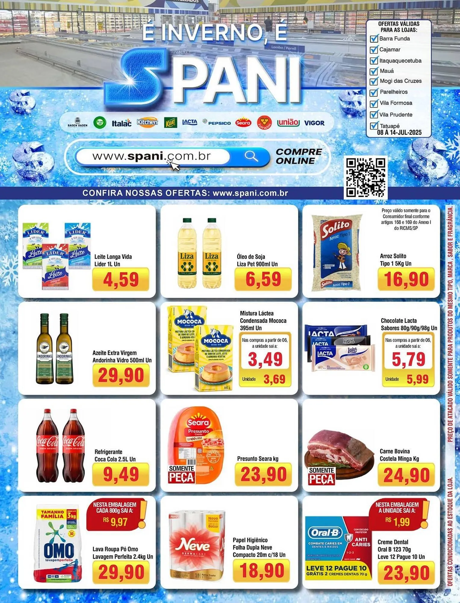 Encarte de Catálogo Spani Atacadista 8 de julho até 15 de julho 2025 - Pagina 1