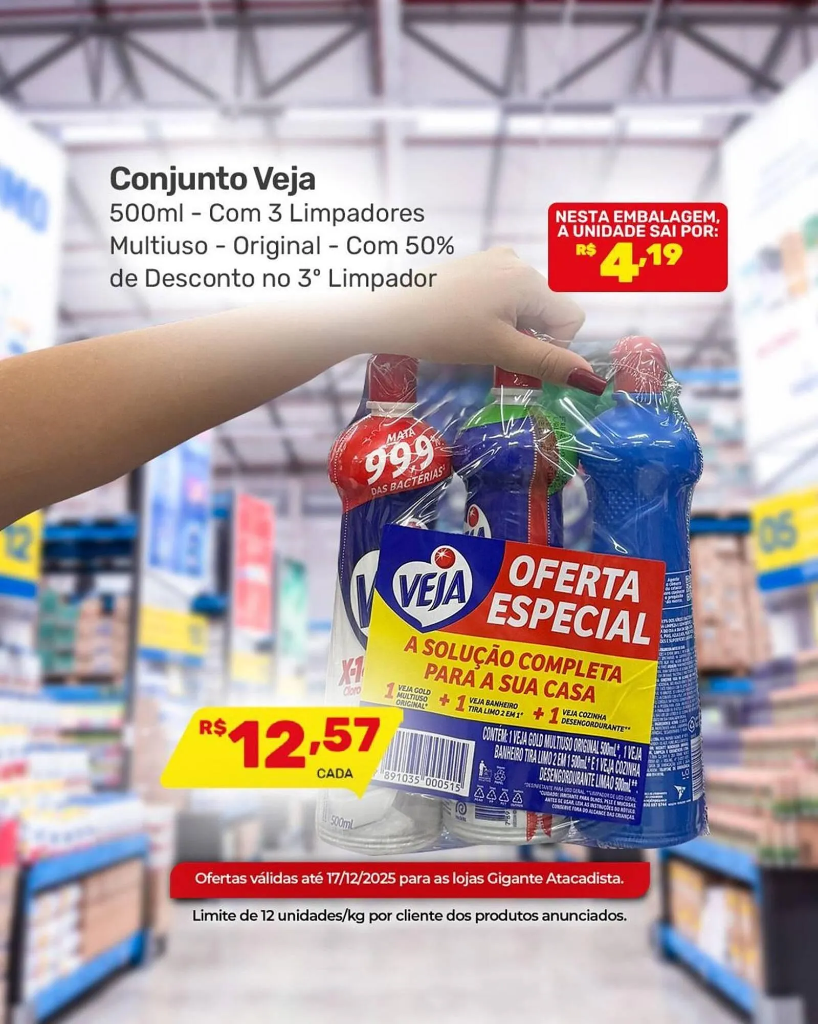 Encarte de Encarte Gigante Atacadista 11 de dezembro até 17 de dezembro 2025 - Pagina 5