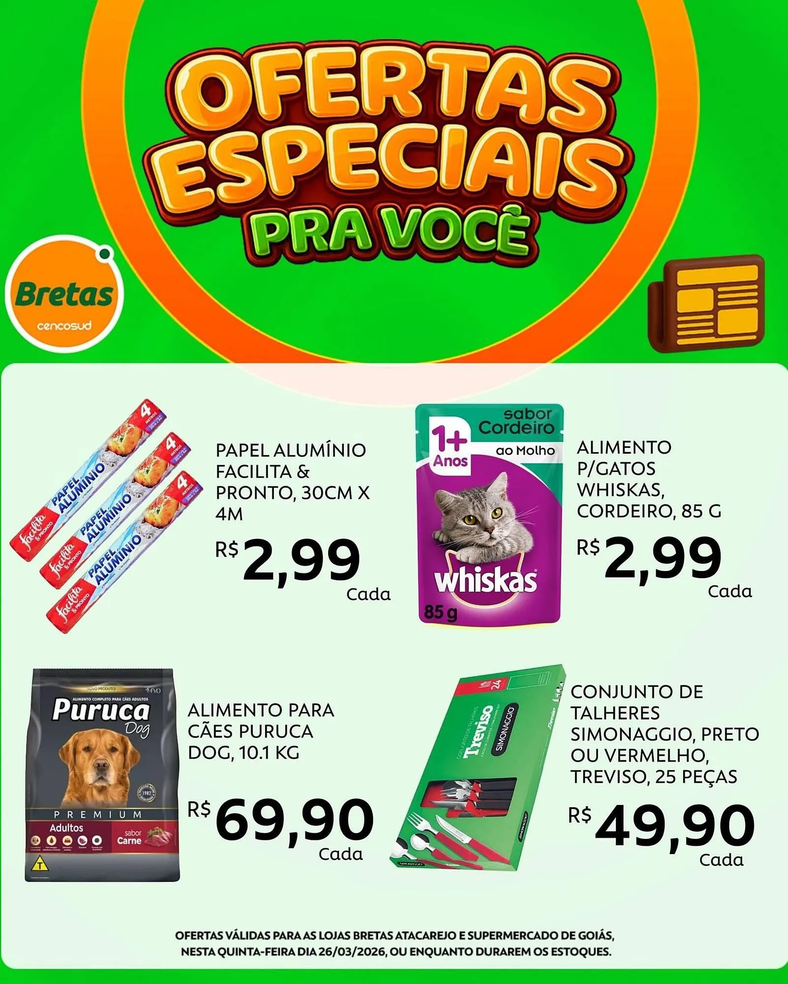Encarte de Catálogo Supermercados Bretas 26 de março até 29 de março 2026 - Pagina 3