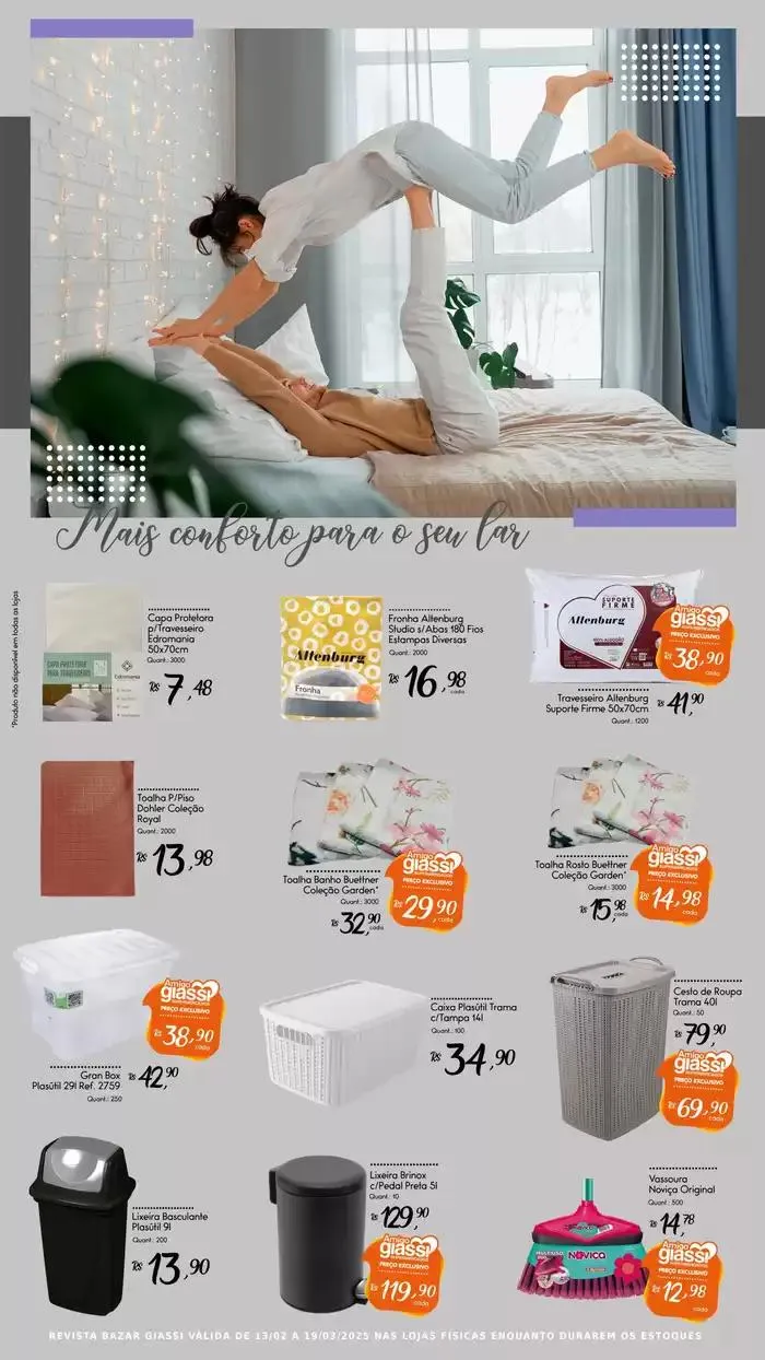 Encarte de Bazar Giassi 14 de fevereiro até 19 de março 2025 - Pagina 8