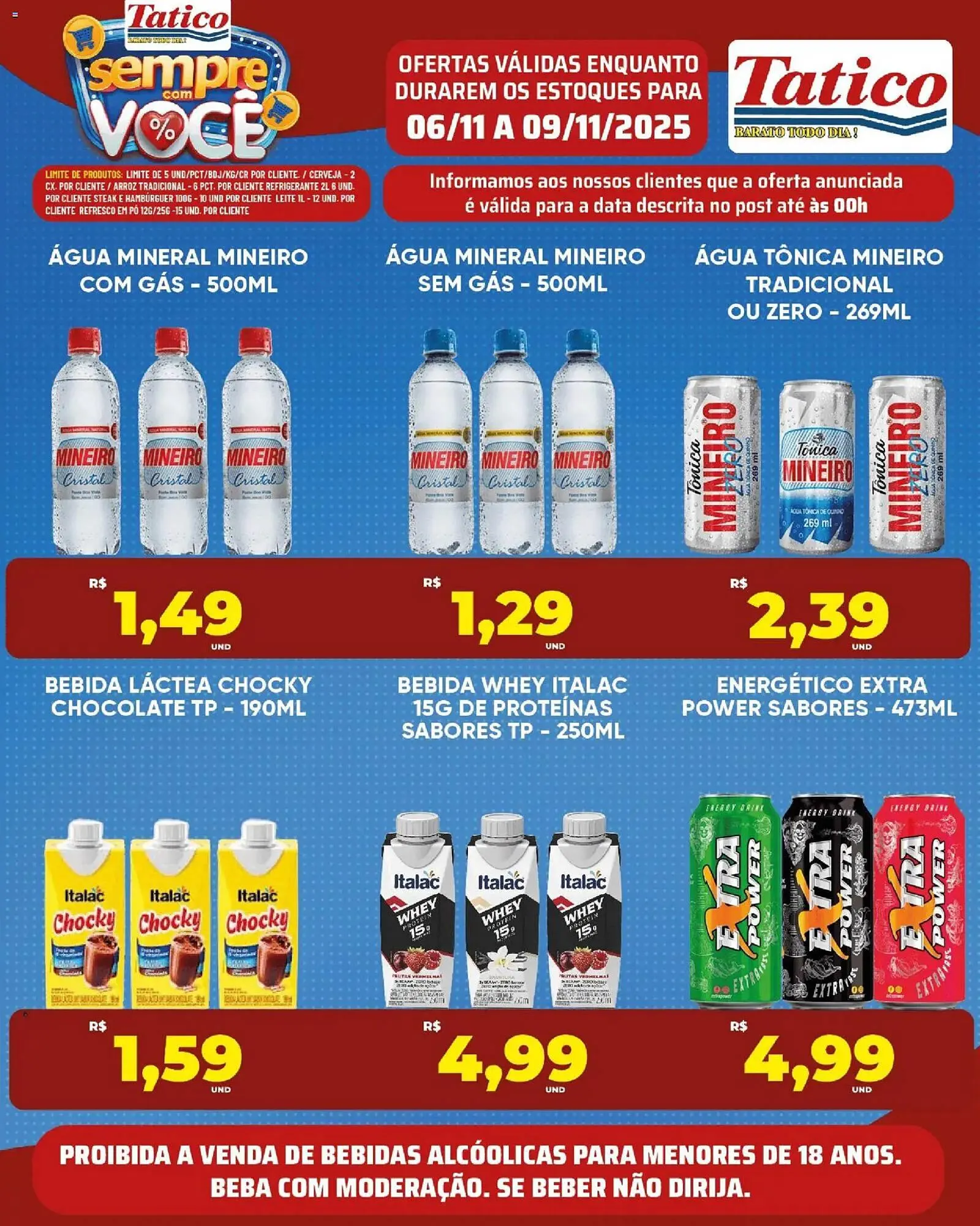Encarte de Tabloide Tatico 6 de novembro até 9 de novembro 2025 - Pagina 1