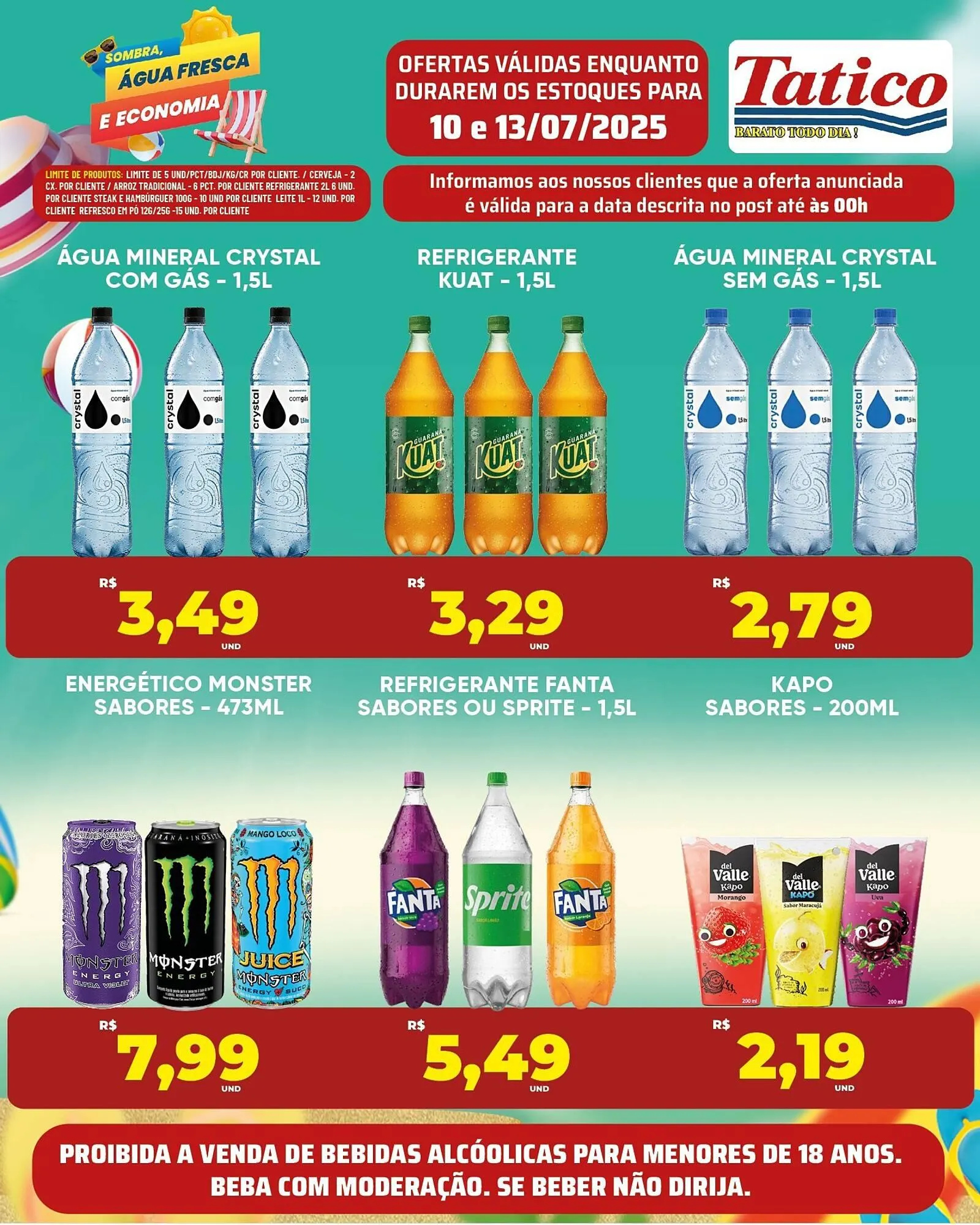 Encarte de Catálogo Tatico 10 de julho até 13 de julho 2025 - Pagina 2