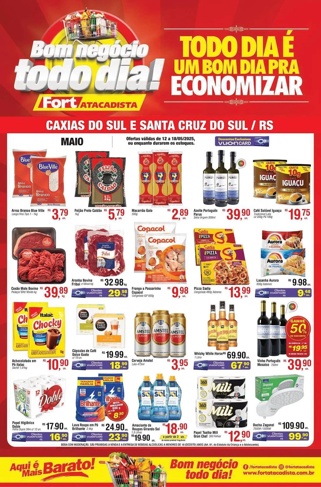 Encarte de Catálogo Fort Atacadista 12 de maio até 18 de maio 2025 - Pagina 1