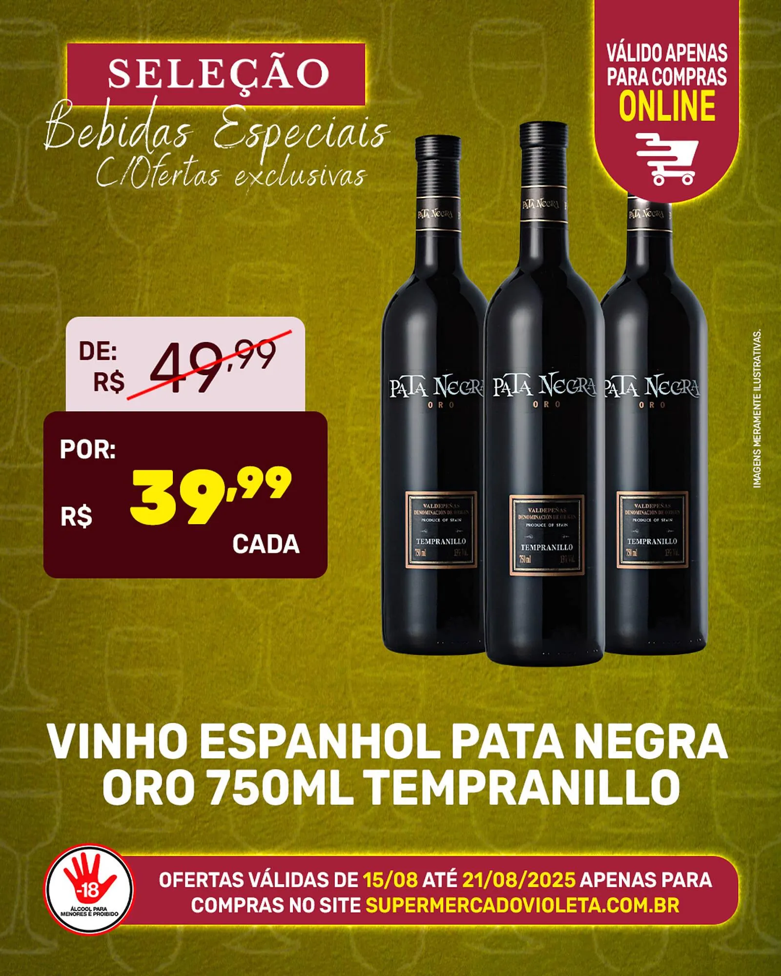 Encarte de Catálogo Violeta Supermercados 18 de agosto até 21 de agosto 2025 - Pagina 3