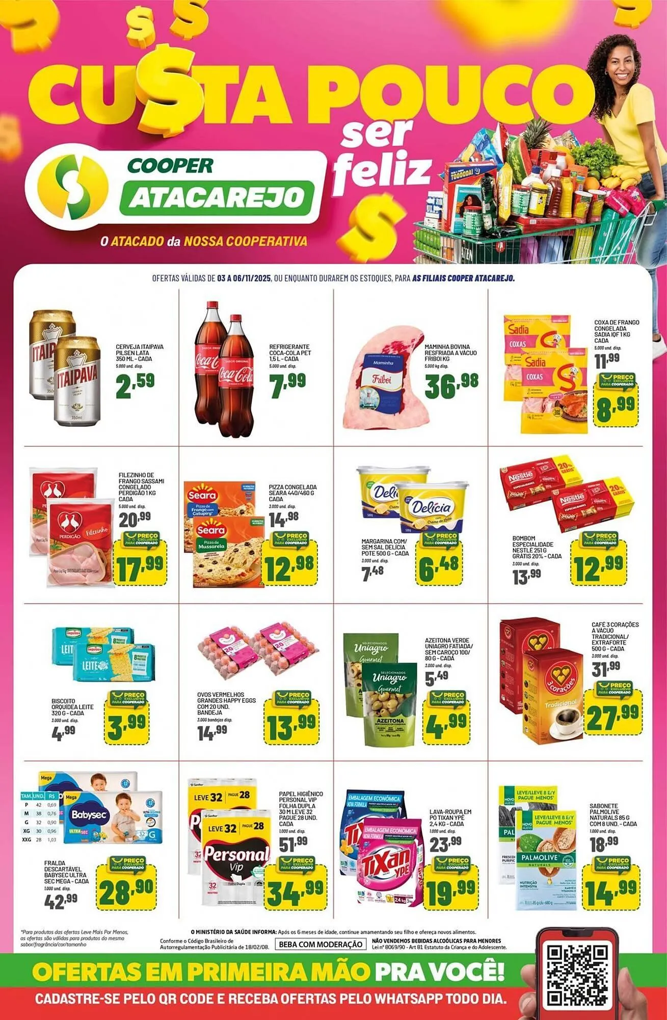 Encarte de Tabloide Cooper 3 de novembro até 6 de novembro 2025 - Pagina 1