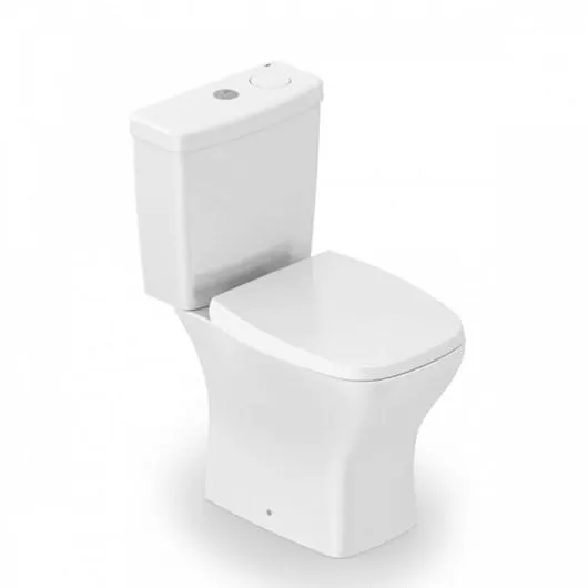 Kit Vaso Sanitário Com Caixa Acoplada VIP Branco Brilhante Celite