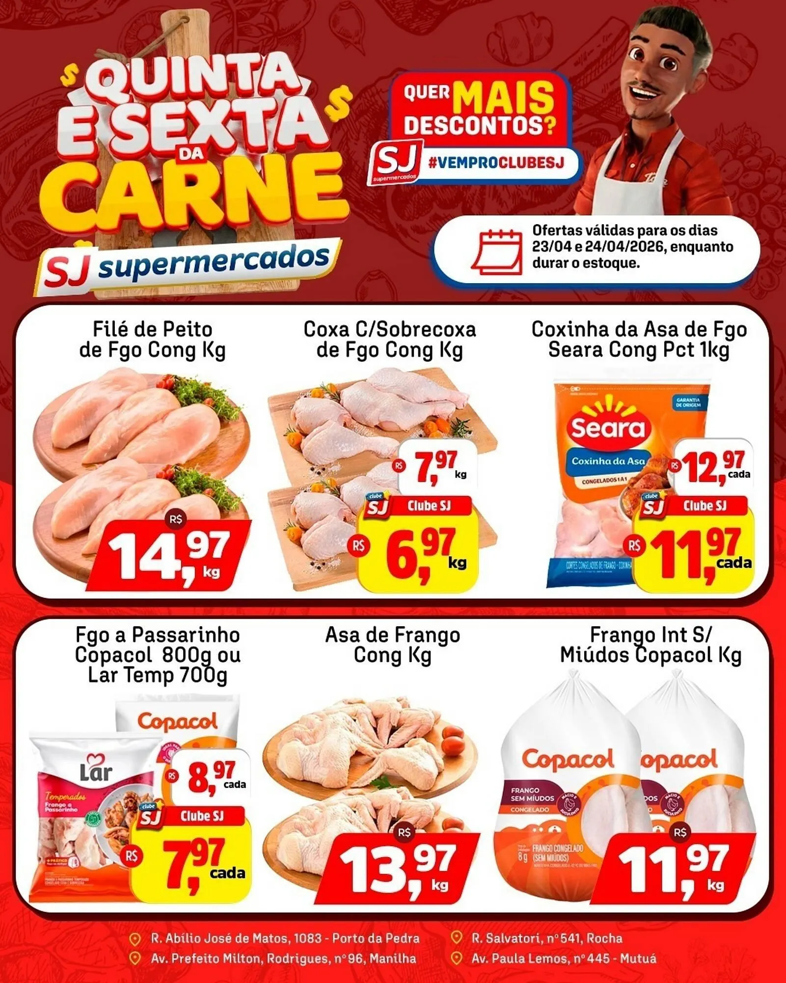 Encarte de Encarte Sj Supermercados 23 de abril até 24 de abril 2026 - Pagina 4