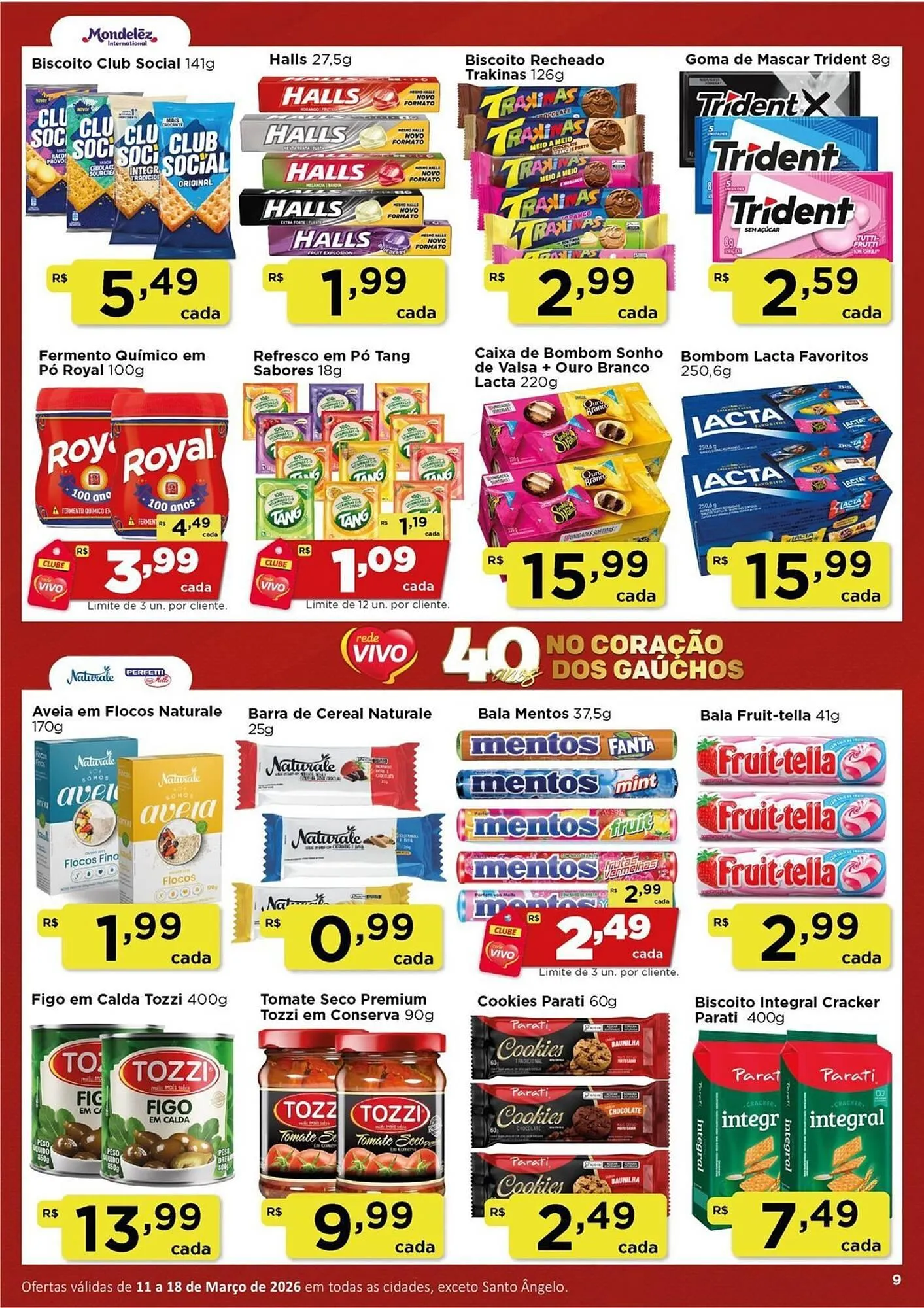 Encarte de Encarte Rede Vivo 11 de março até 18 de março 2026 - Pagina 9