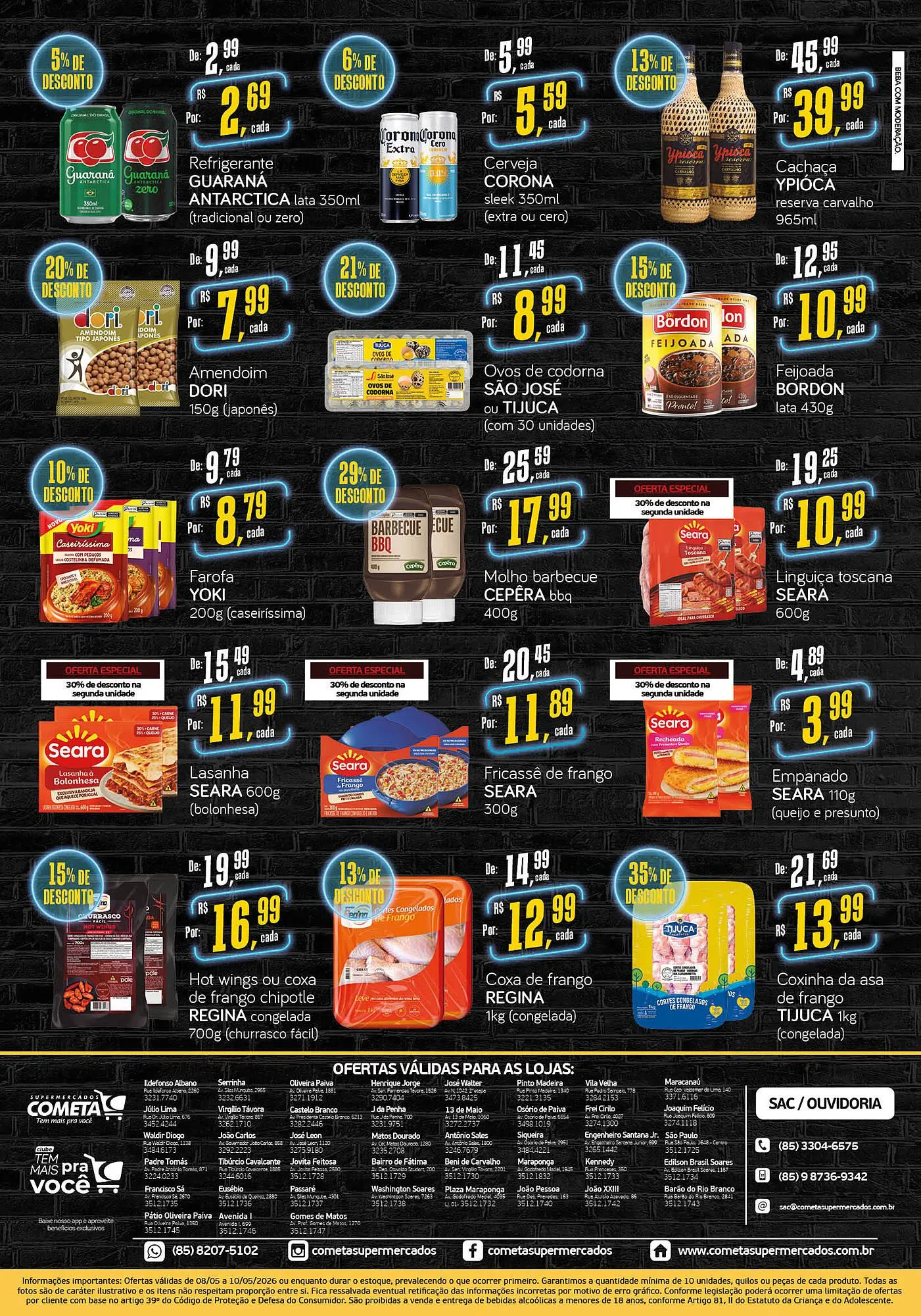 Encarte de Encarte Cometa Supermercados 8 de maio até 10 de maio 2026 - Pagina 2