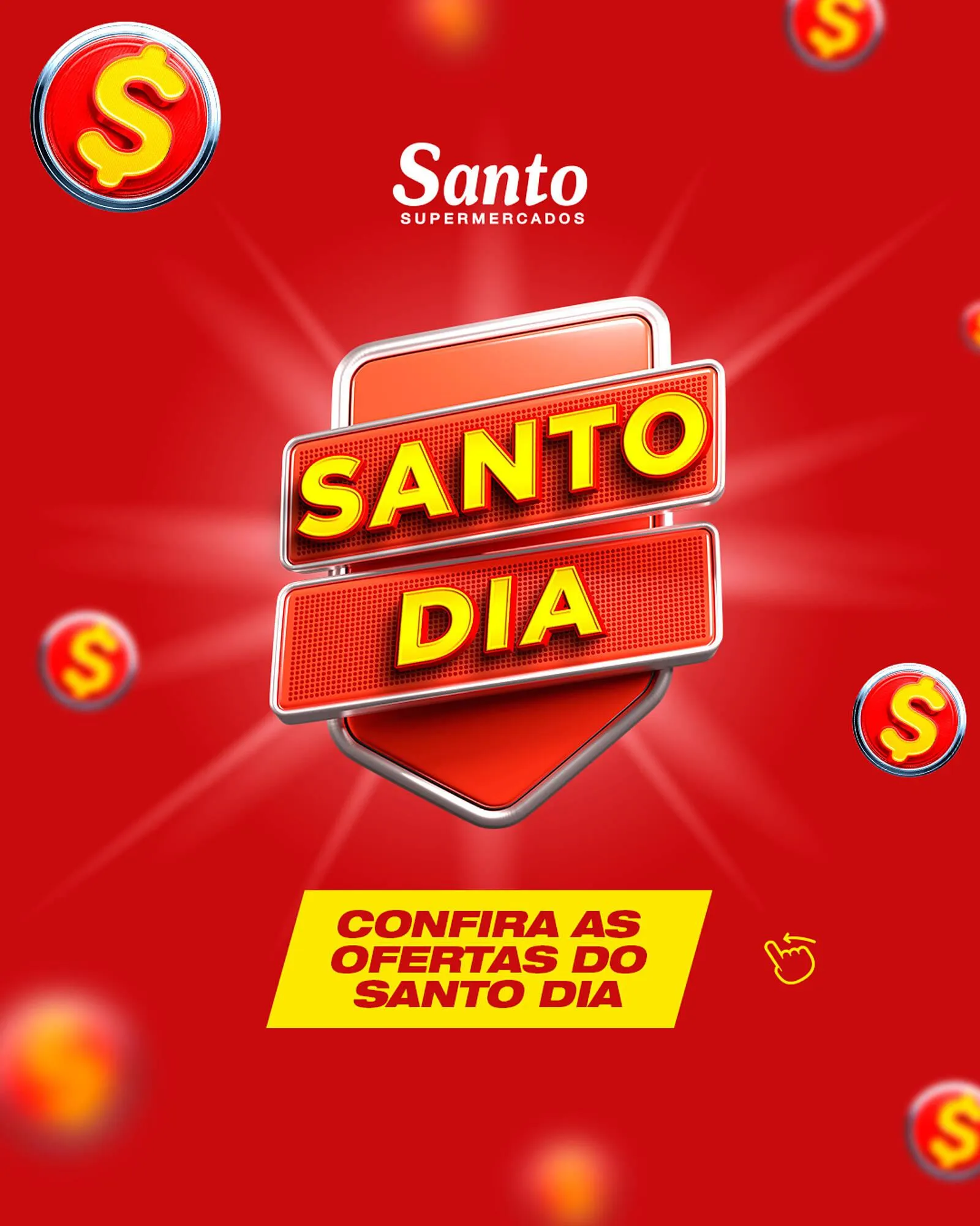 Encarte de Catálogo Santo Supermercados 25 de março até 27 de março 2026 - Pagina 1