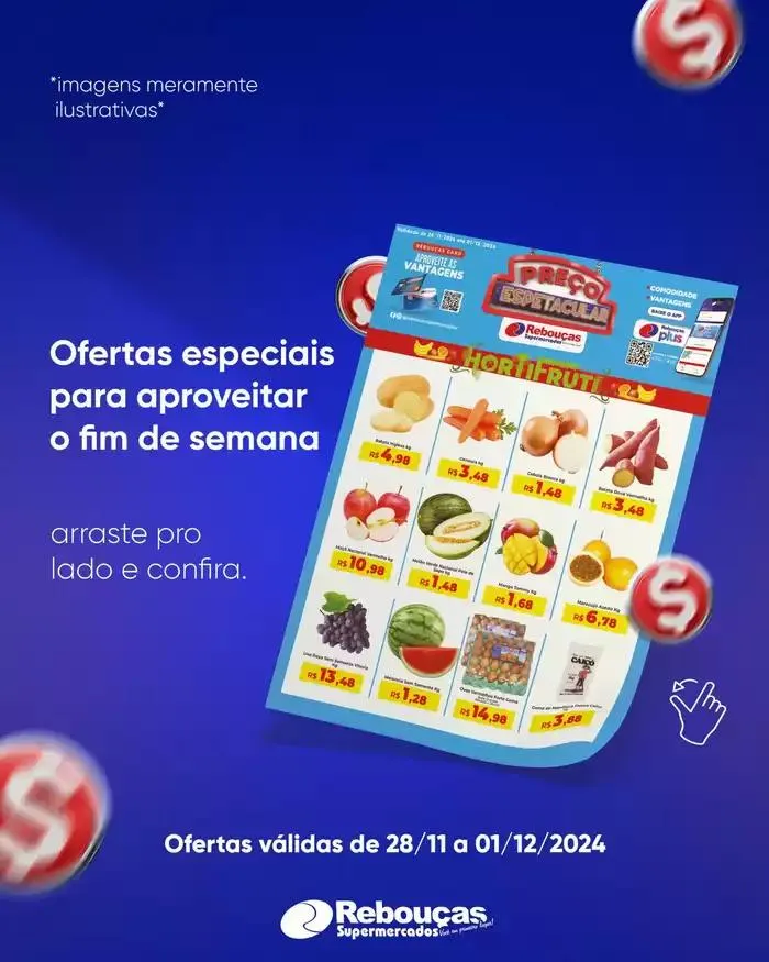 Encarte de Encarte Rebouças Supermercados 28 de novembro até 1 de dezembro 2024 - Pagina 3