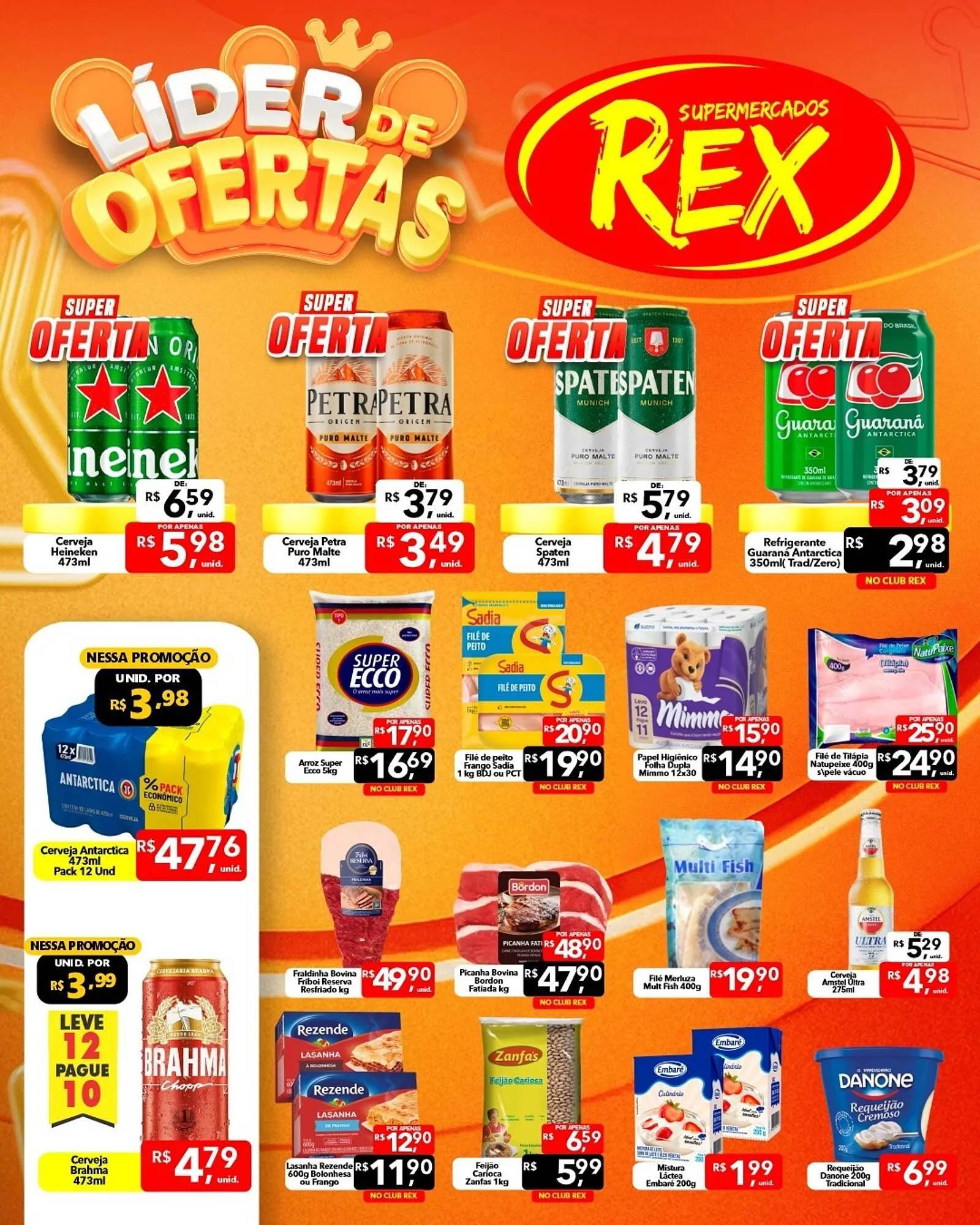 Encarte de Catálogo Supermercados Rex 20 de fevereiro até 22 de fevereiro 2026 - Pagina 1