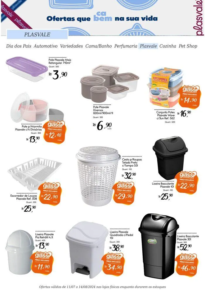 Encarte de Bazar & Eletro Giassi 11 de julho até 14 de agosto 2024 - Pagina 11