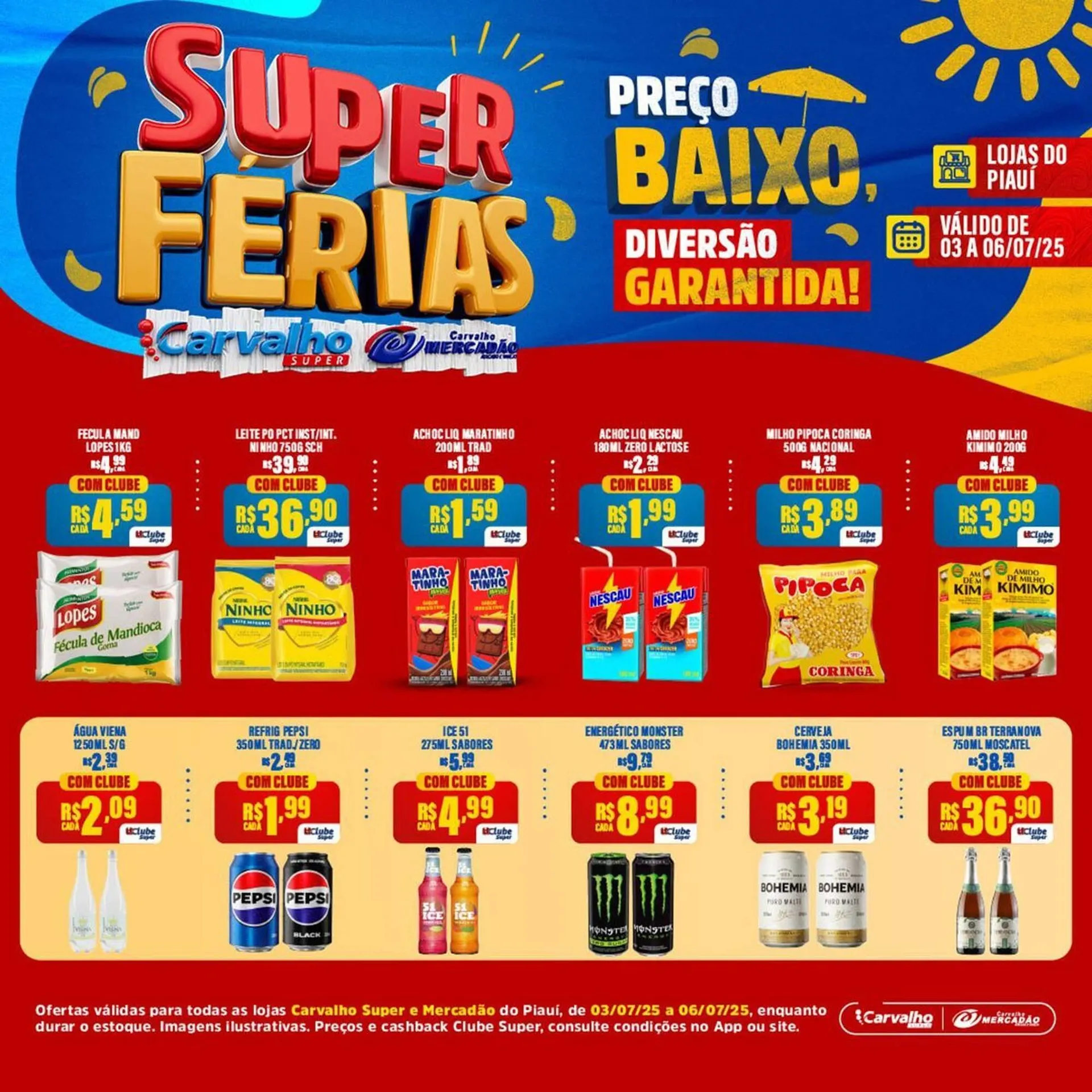 Encarte de Catálogo Carvalho Supermercado 3 de julho até 6 de julho 2025 - Pagina 2