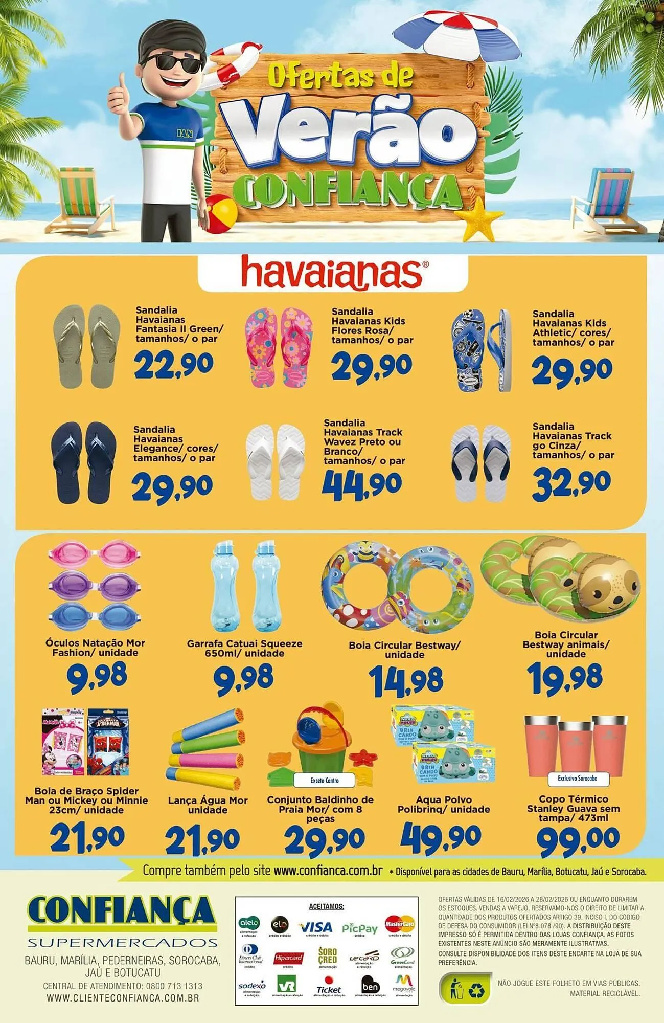 Encarte de Catálogo Confiança Supermercados 16 de fevereiro até 28 de fevereiro 2026 - Pagina 10