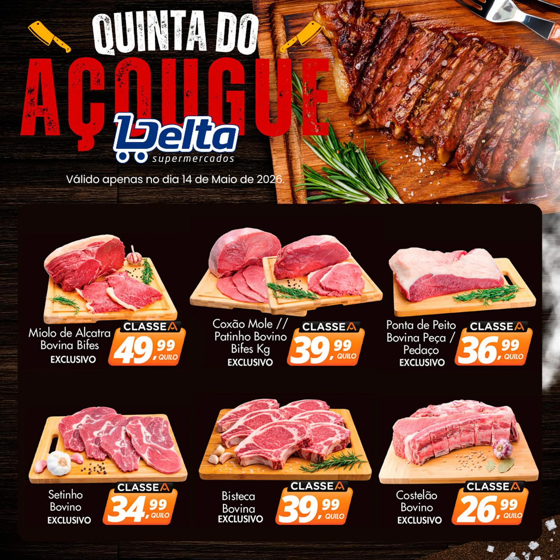 Encarte de Catálogo Delta Supermercados 14 de maio até 14 de maio 2026 - Pagina 1
