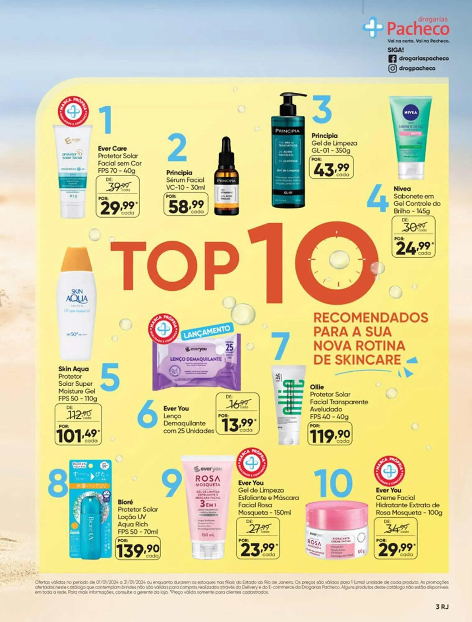 Encarte de Catálogo Drogarias Pacheco 3 de janeiro até 31 de janeiro 2024 - Pagina 3