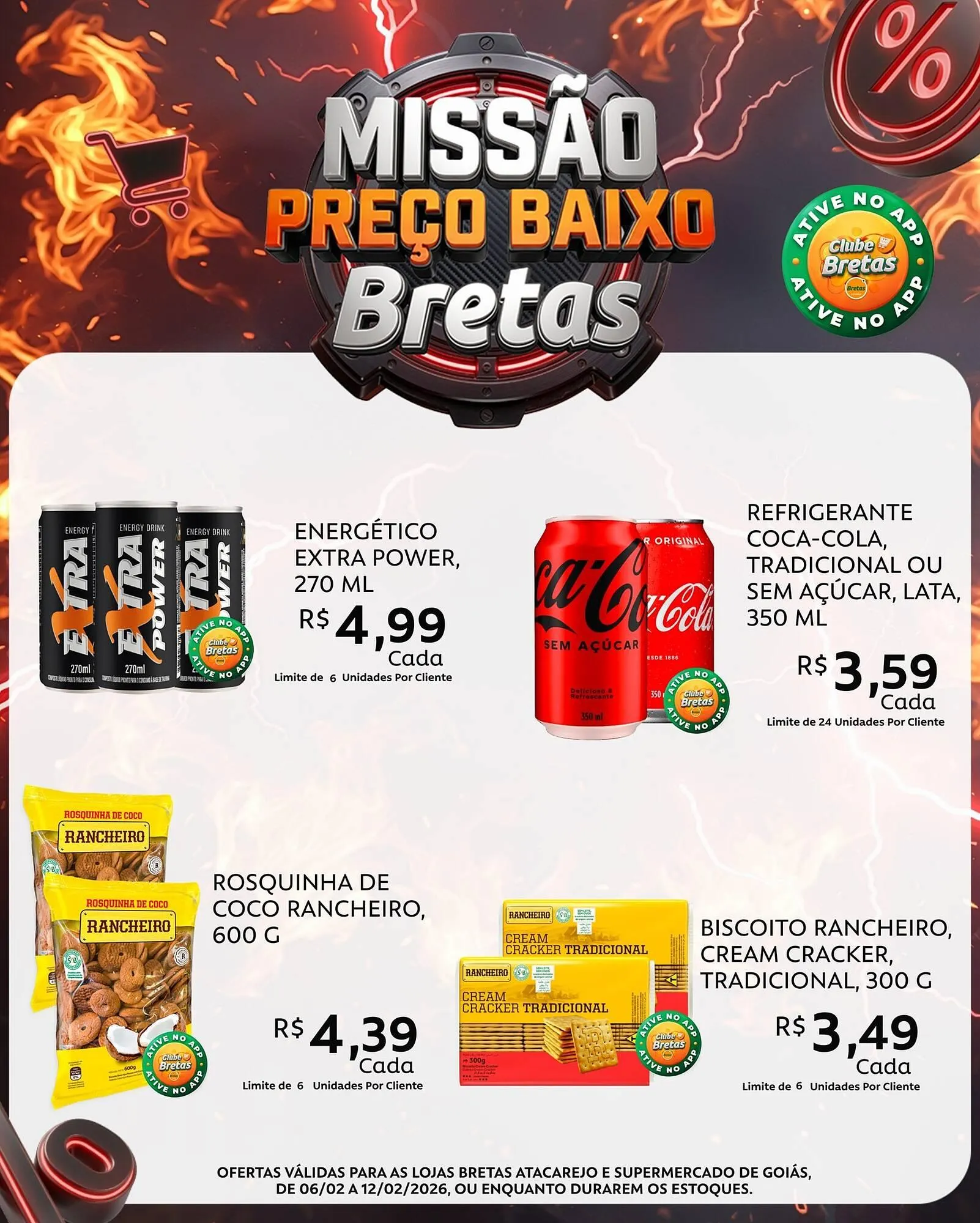 Encarte de Catálogo Supermercados Bretas 7 de fevereiro até 12 de fevereiro 2026 - Pagina 4