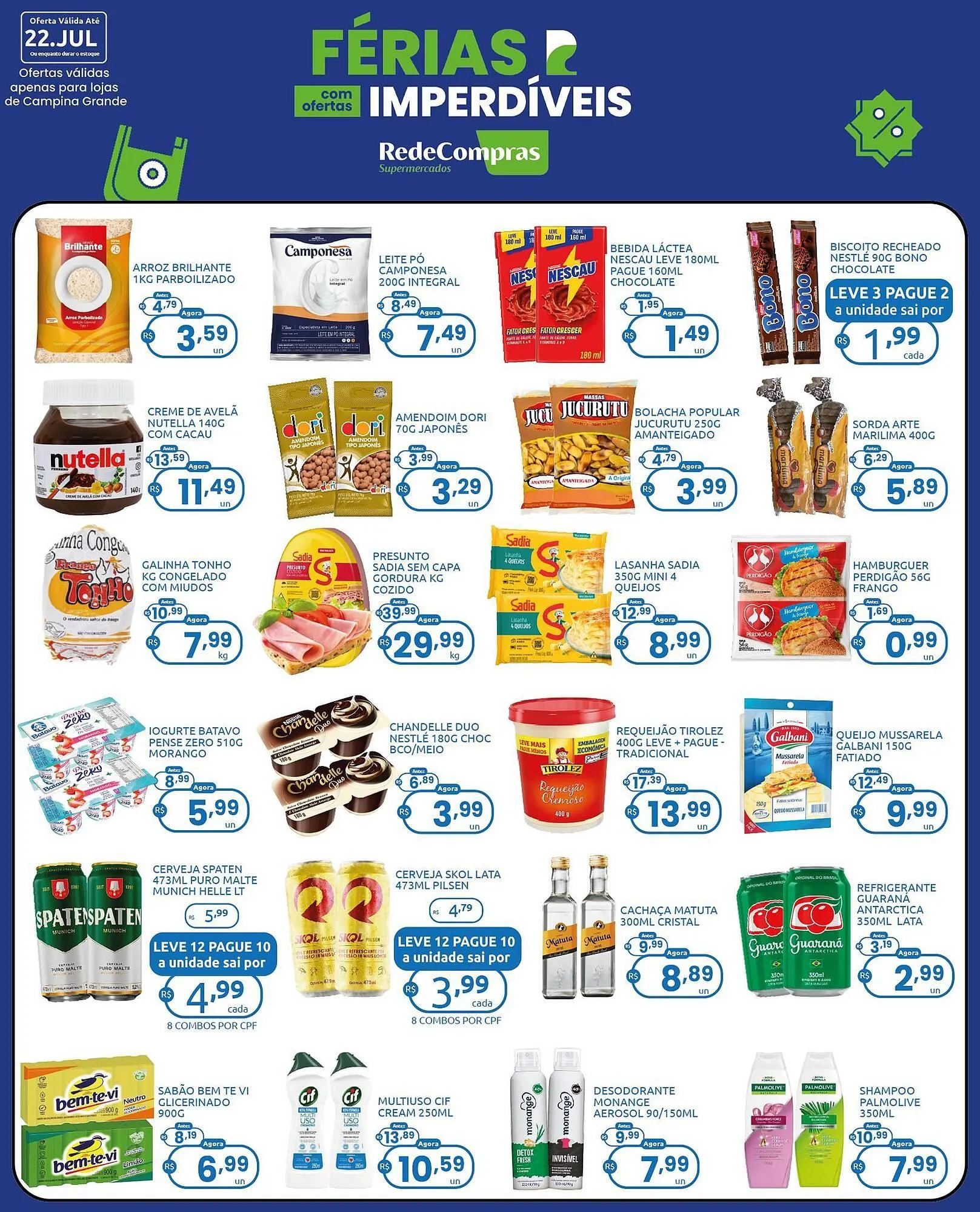 Encarte de Catálogo Rede Compras 17 de julho até 22 de julho 2025 - Pagina 3
