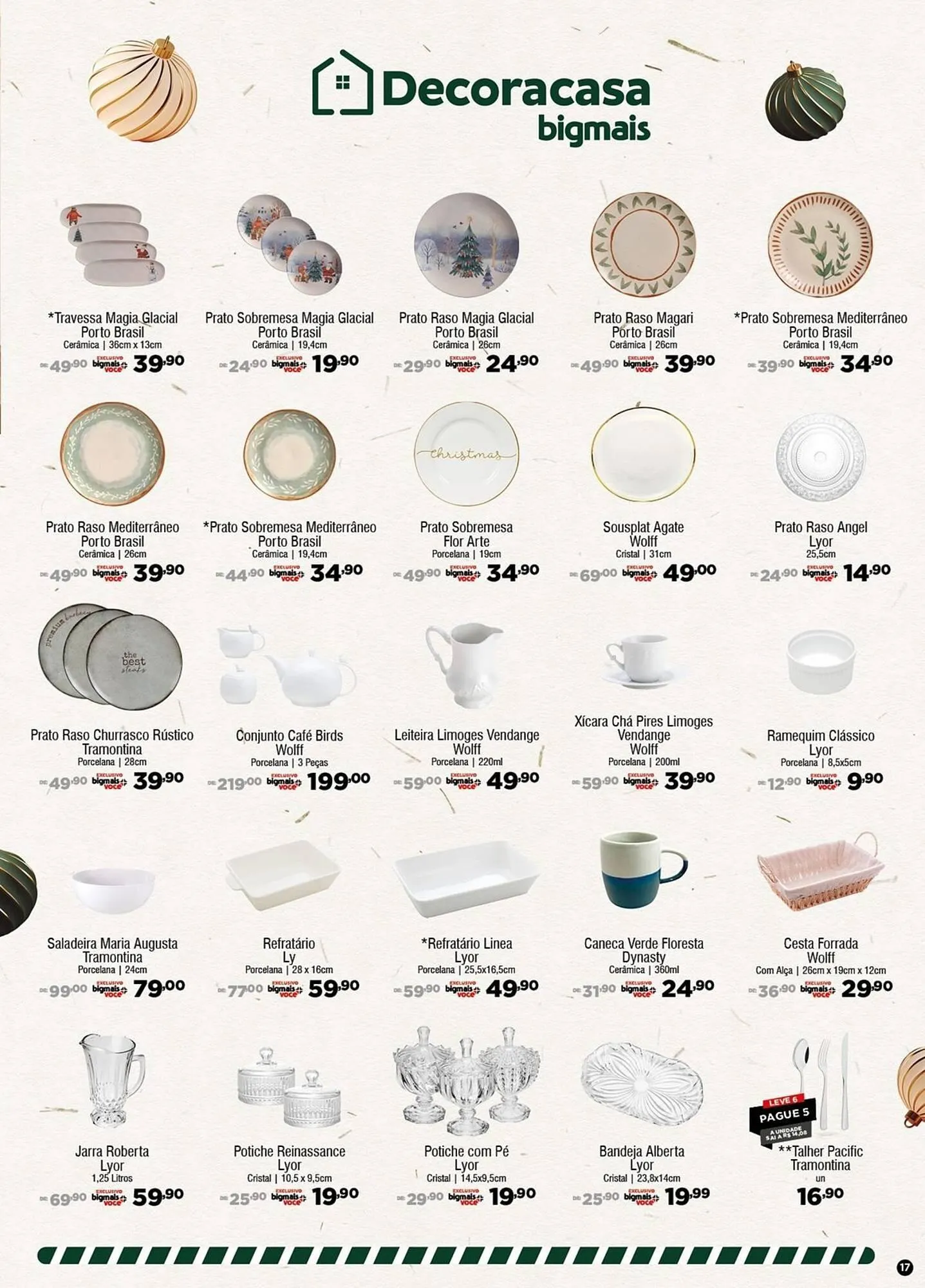 Encarte de Catálogo Big Mais Supermercados 10 de dezembro até 6 de janeiro 2026 - Pagina 17