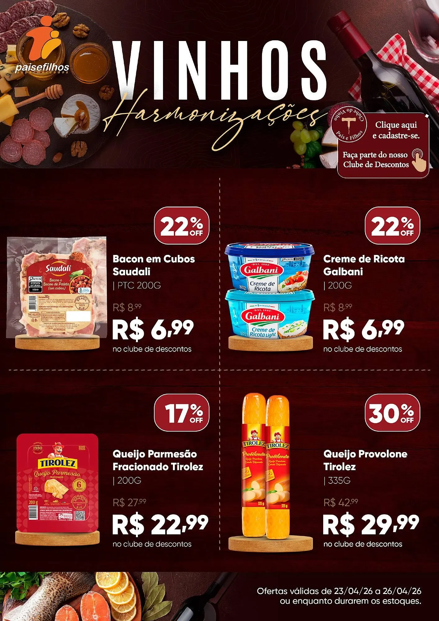 Encarte de Catálogo Pais e Filhos Supermercados 24 de abril até 26 de abril 2026 - Pagina 3