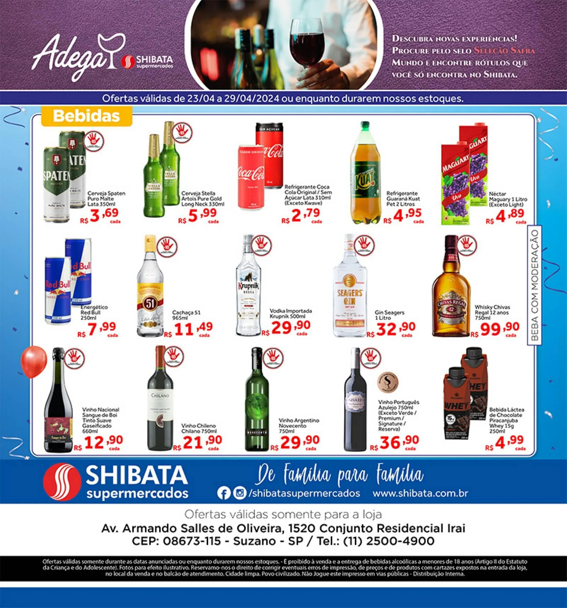 Encarte de Catálogo Shibata Supermercados 23 de abril até 29 de abril 2024 - Pagina 8