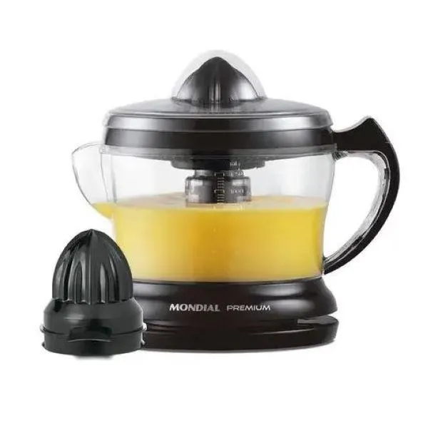 Espremedor de Frutas Mondial Premium E-02 220V Preto 1 UN Mondial