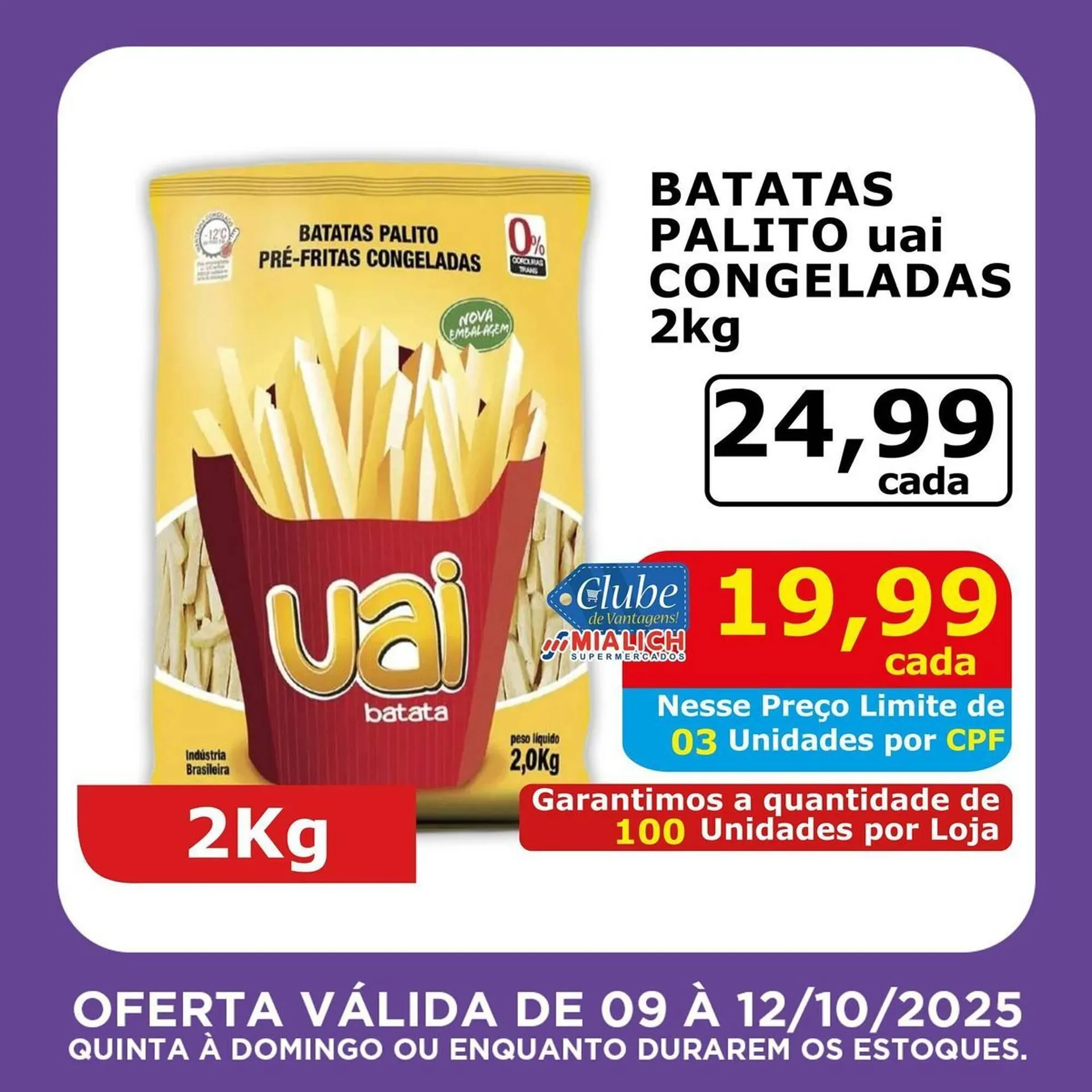 Encarte de Catálogo Mialich Supermercados 9 de outubro até 12 de outubro 2025 - Pagina 7