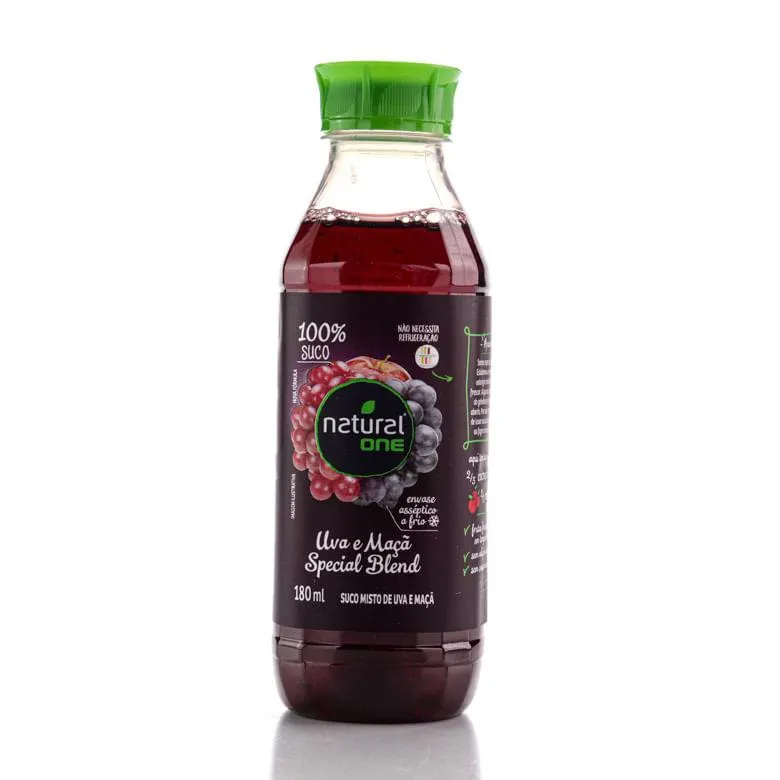 Suco Natural One 100% Uva e Maçã Não Refrigerado 180ml