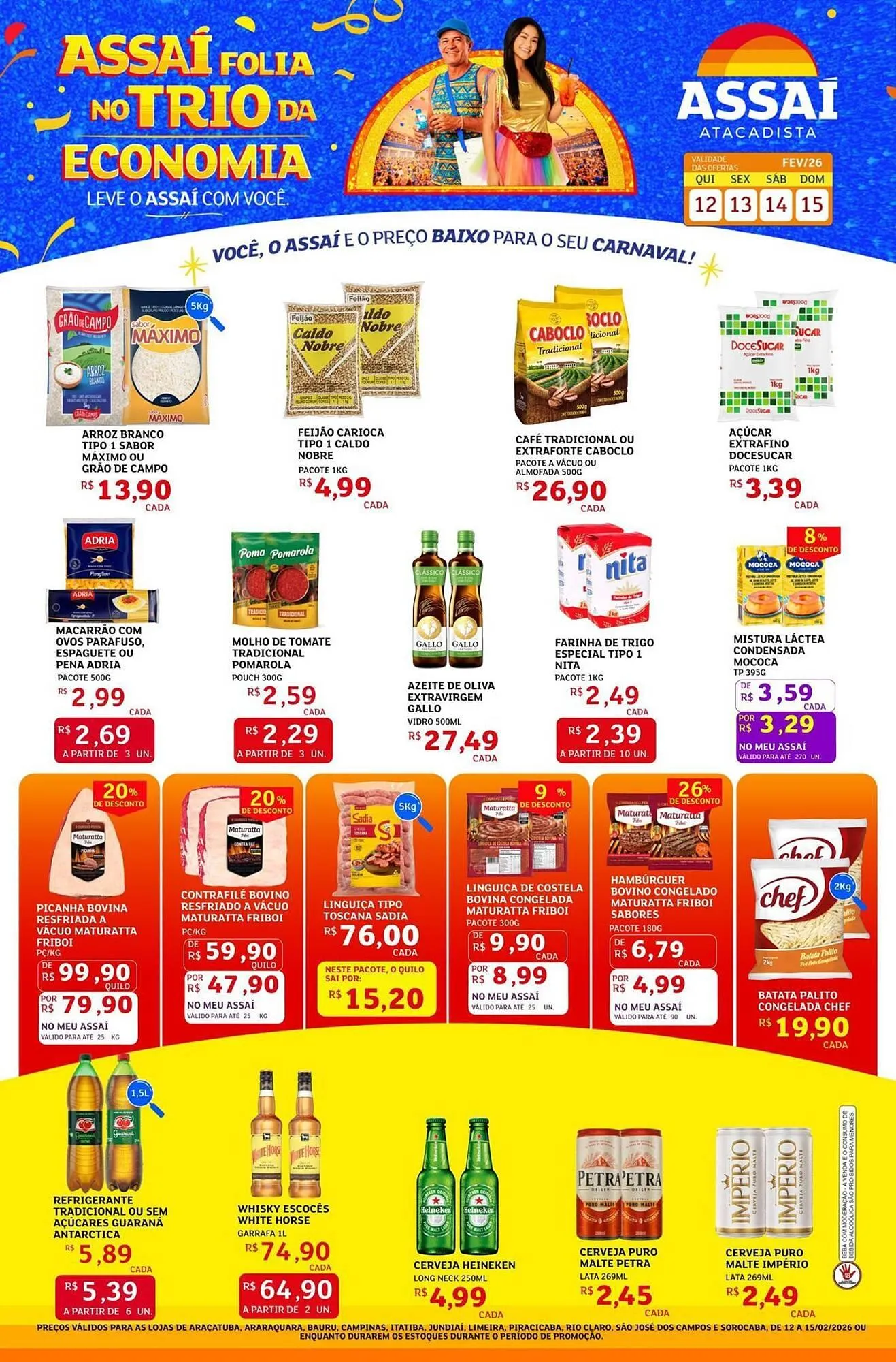 Encarte de Encarte Assaí Atacadista 13 de fevereiro até 15 de fevereiro 2026 - Pagina 4