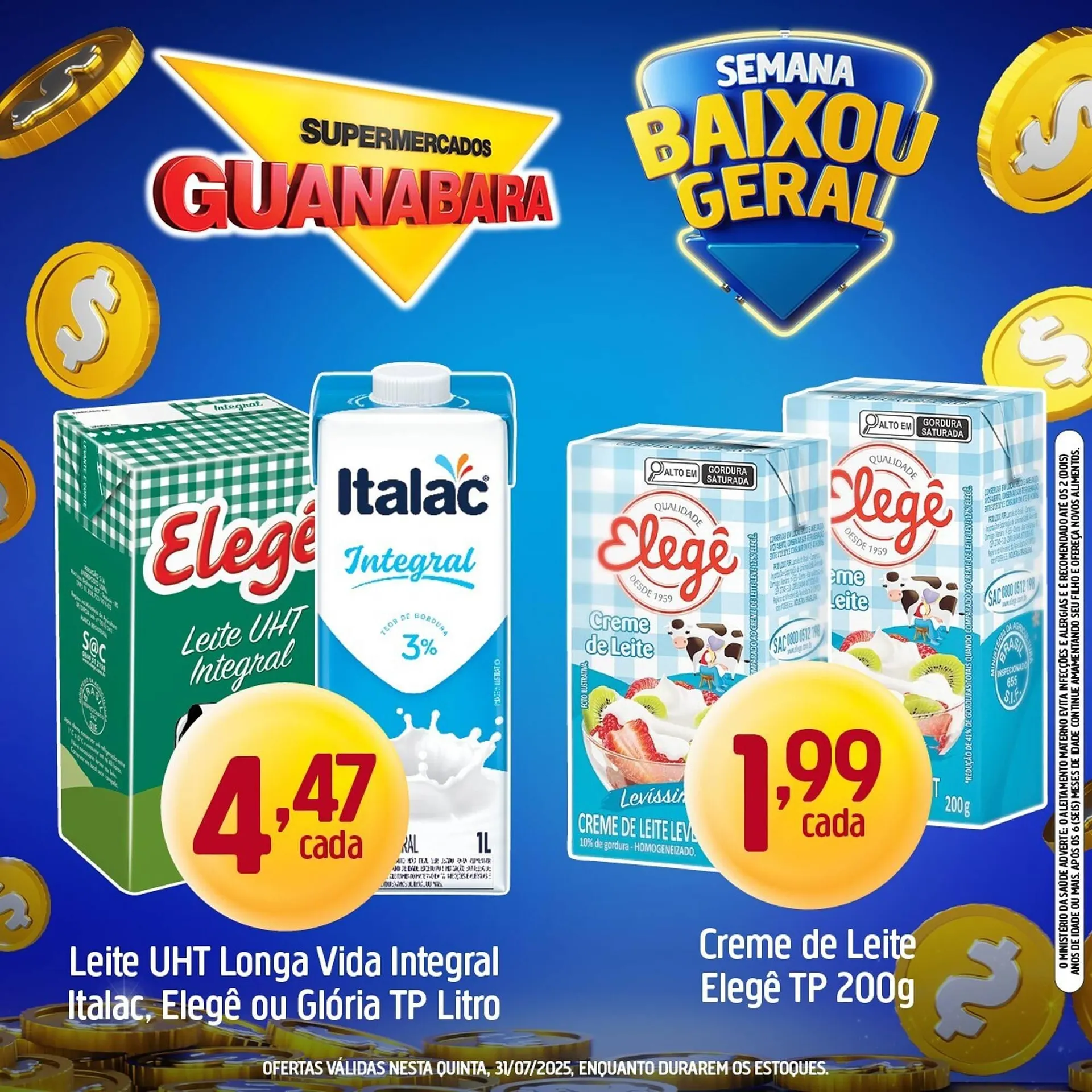 Encarte de Catálogo Supermercados Guanabara 31 de julho até 31 de julho 2025 - Pagina 2